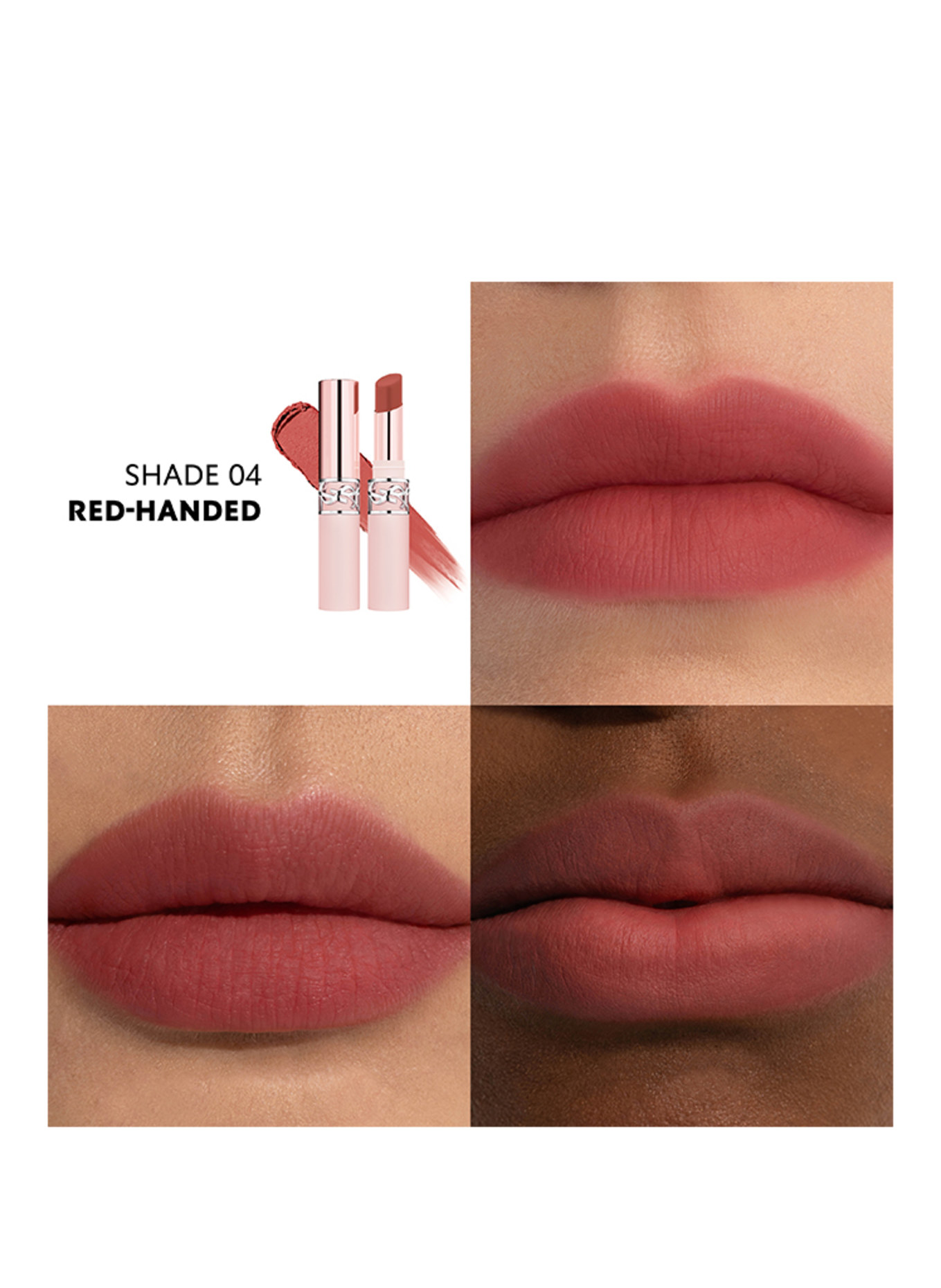 YVES SAINT LAURENT BEAUTÉ LOVENUDE LIP BLUSHER: 04  RED-HANDED