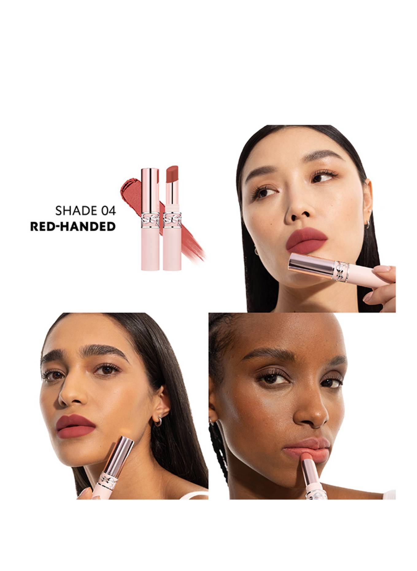 YVES SAINT LAURENT BEAUTÉ LOVENUDE LIP BLUSHER: 04  RED-HANDED