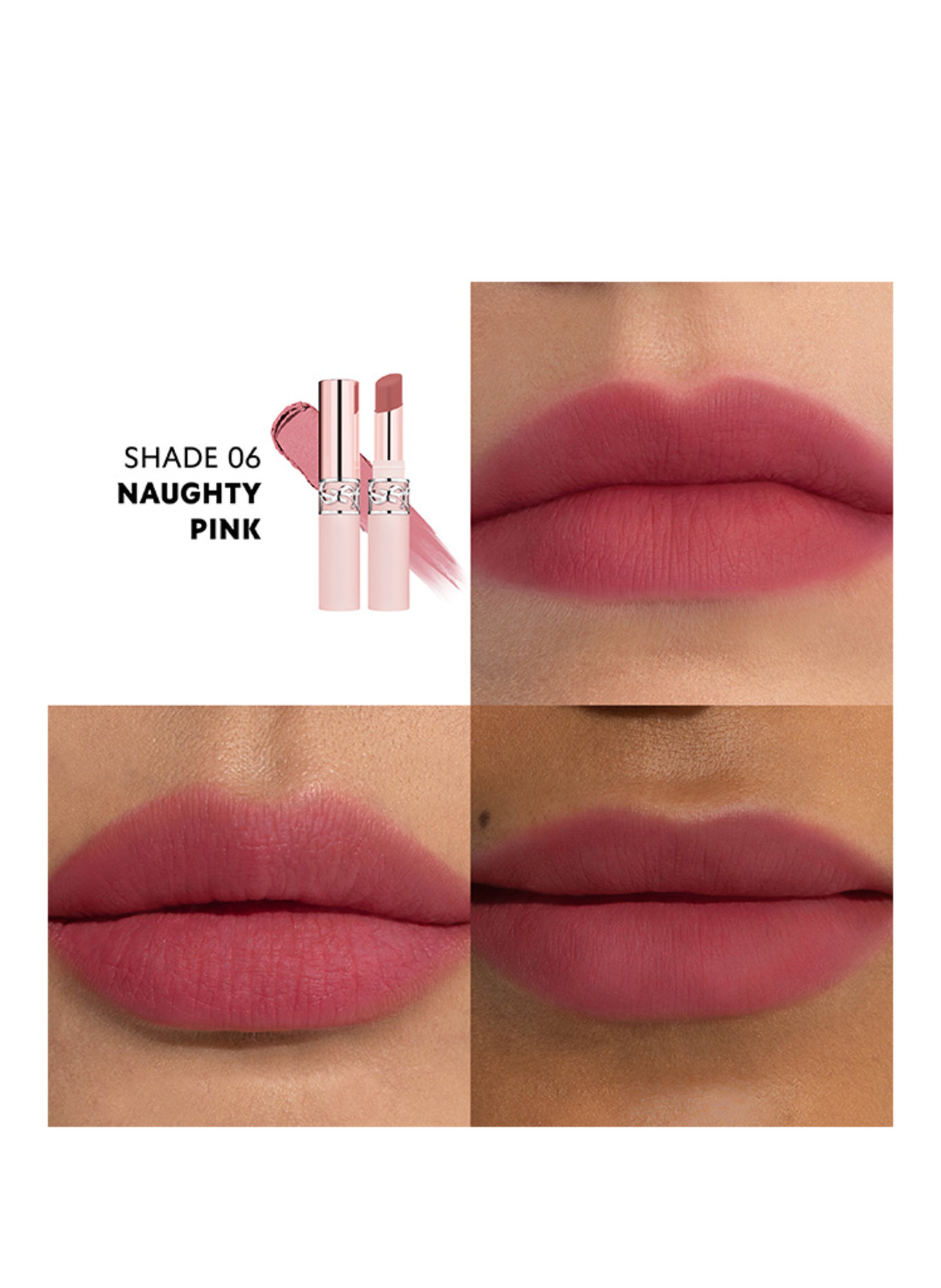 YVES SAINT LAURENT BEAUTÉ LOVENUDE LIP BLUSHER: 06  NAUGHTY PINK