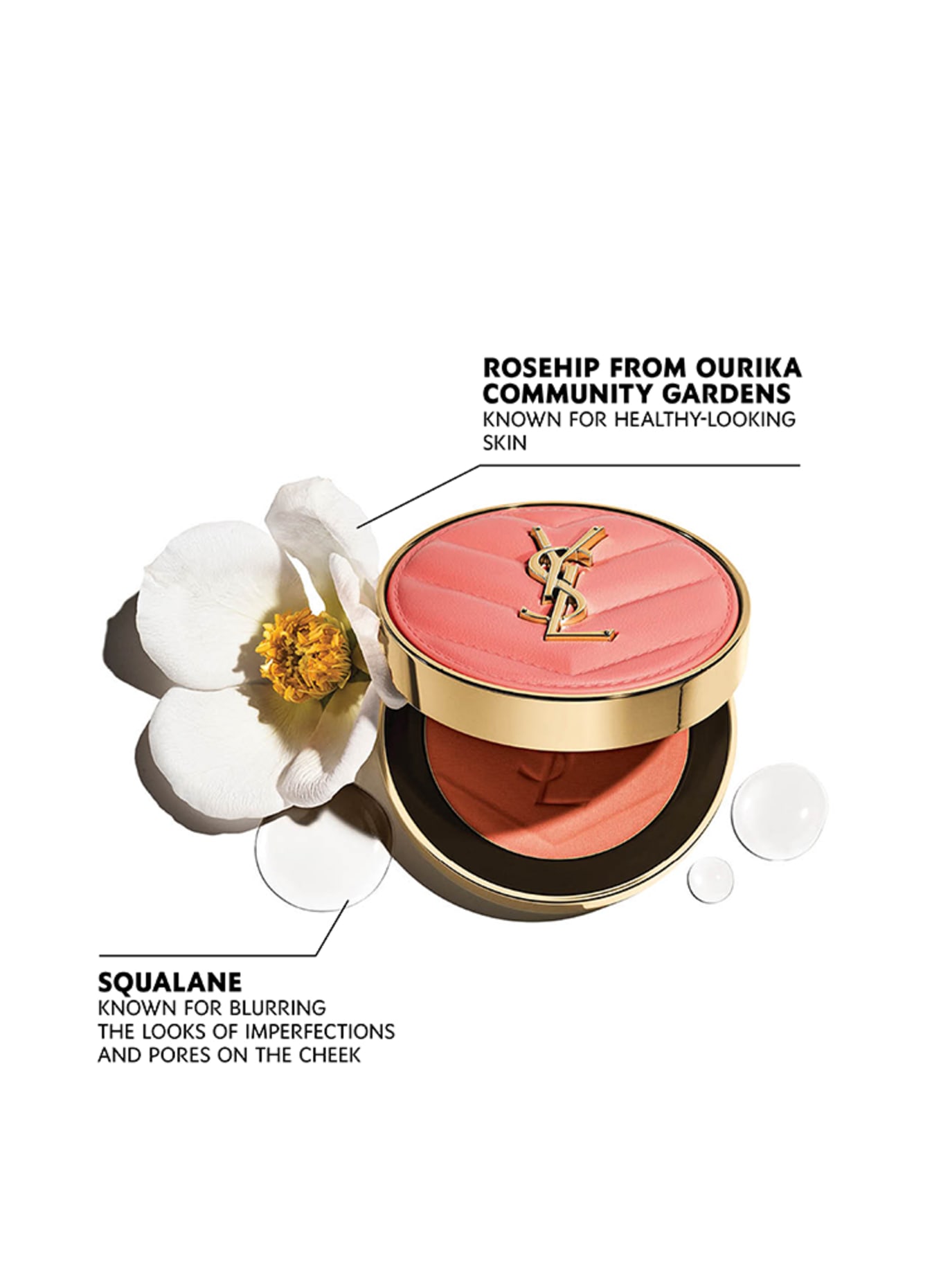 YVES SAINT LAURENT BEAUTÉ MAKE ME BLUSH BOLD BLURRING BLUSH: 10  STARDUST LOVE