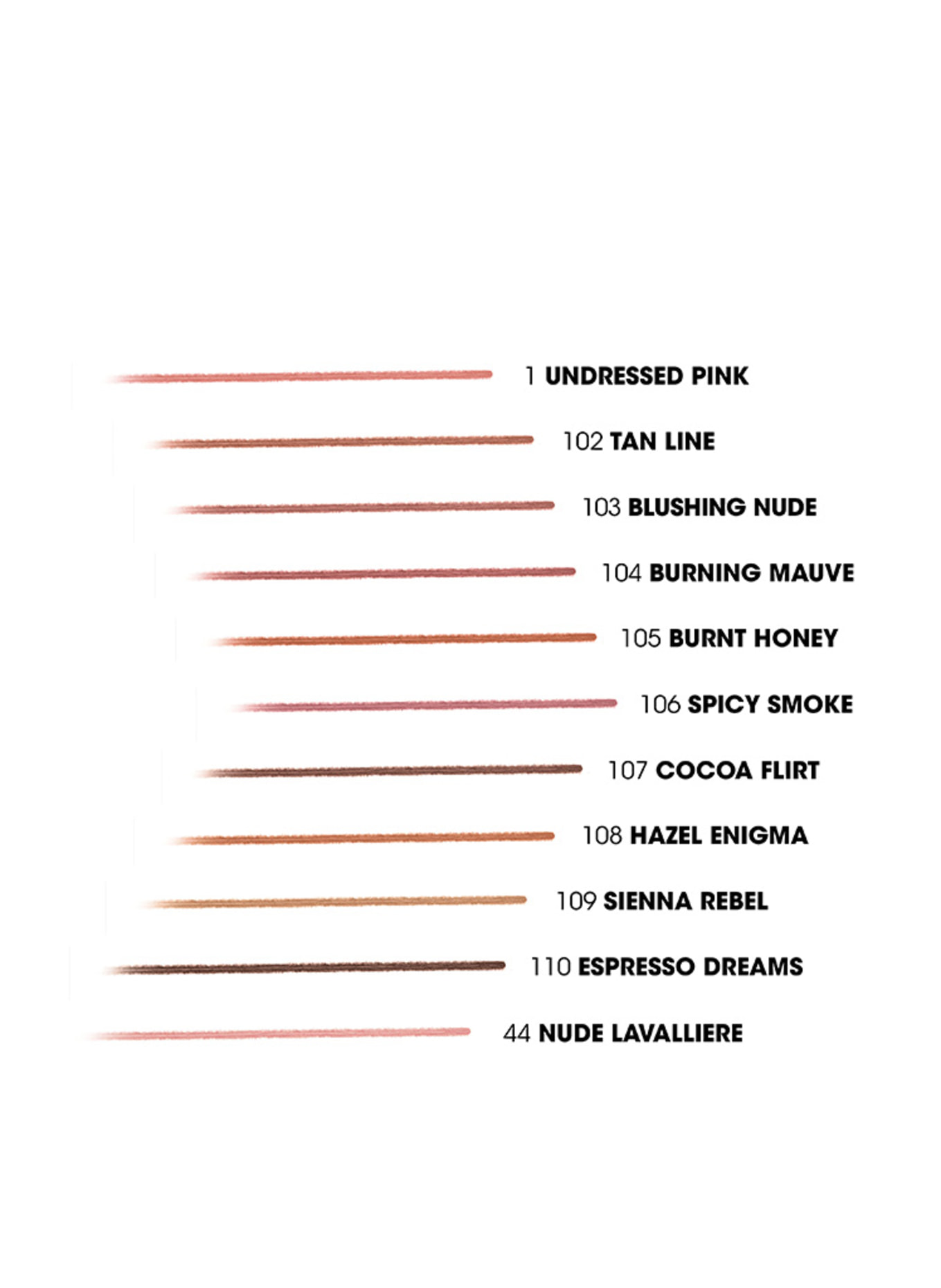 YVES SAINT LAURENT BEAUTÉ LOVENUDE KISS SHAPER: 108  HAZEL ENGIMA