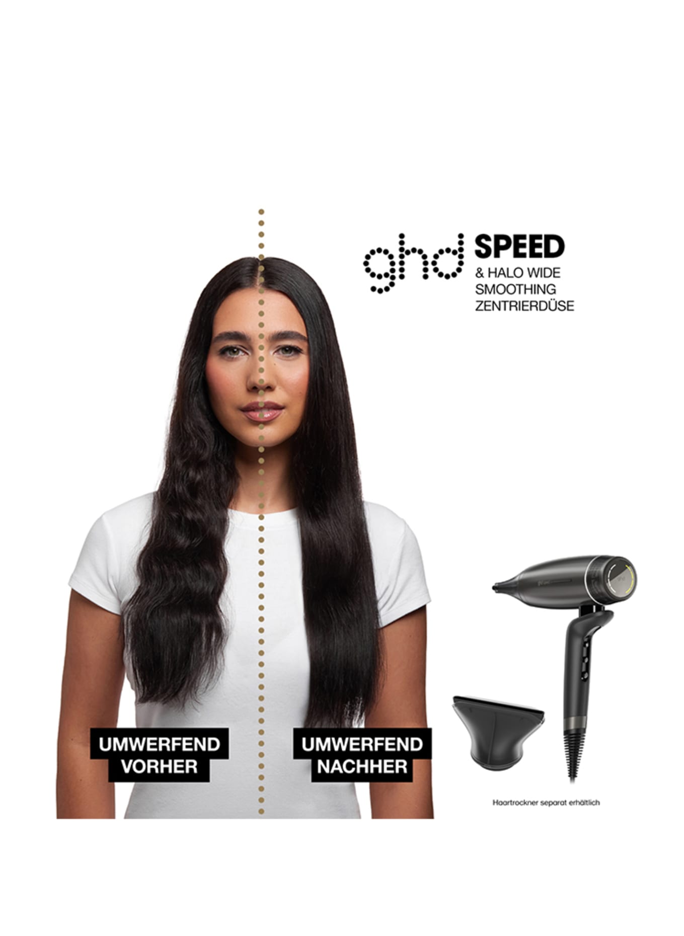 ghd BUSE DE CENTRAGE HALO WIDE SMOOTING