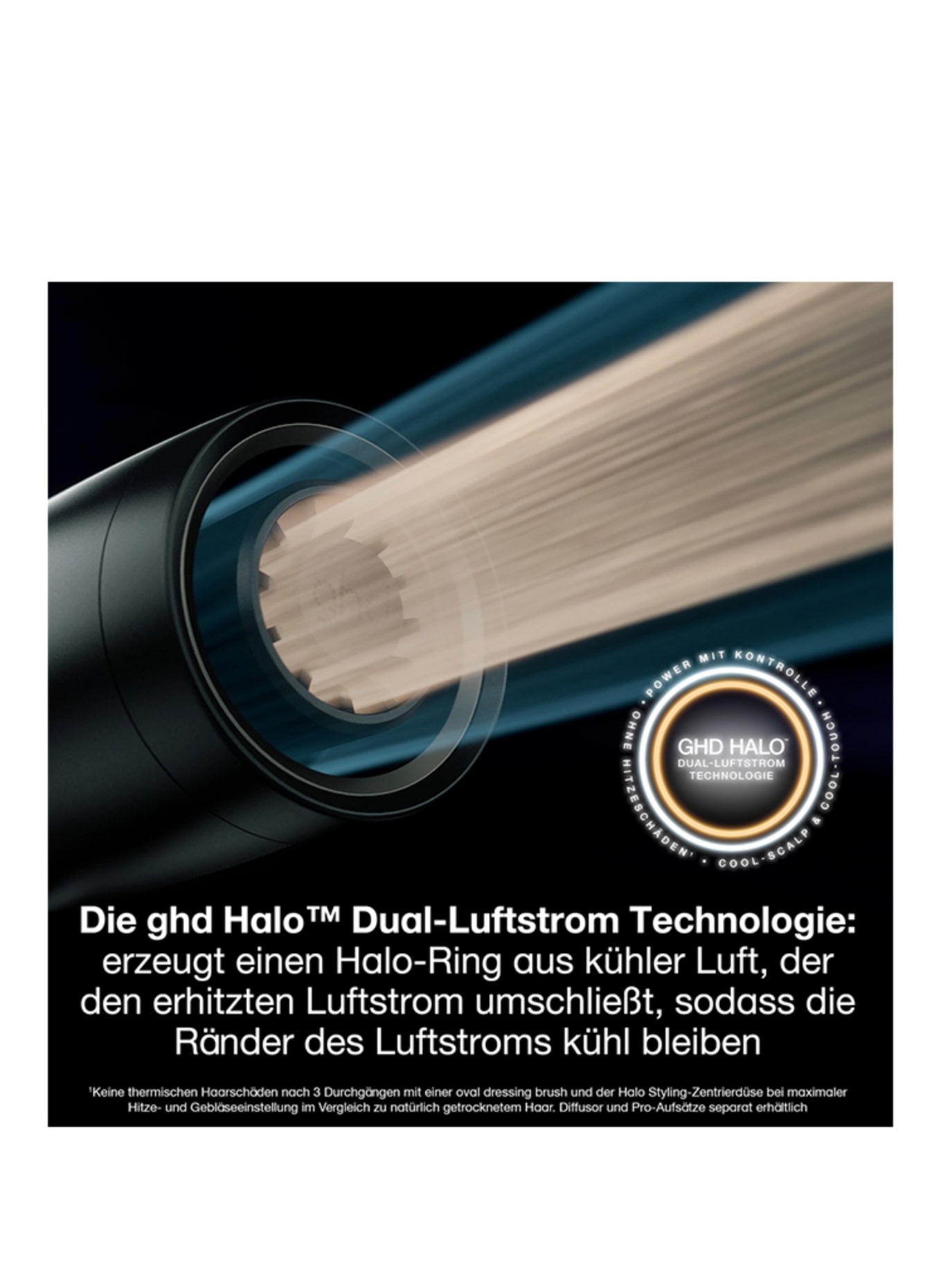 ghd BUSE DE CENTRAGE HALO STYLING - BLANCHE