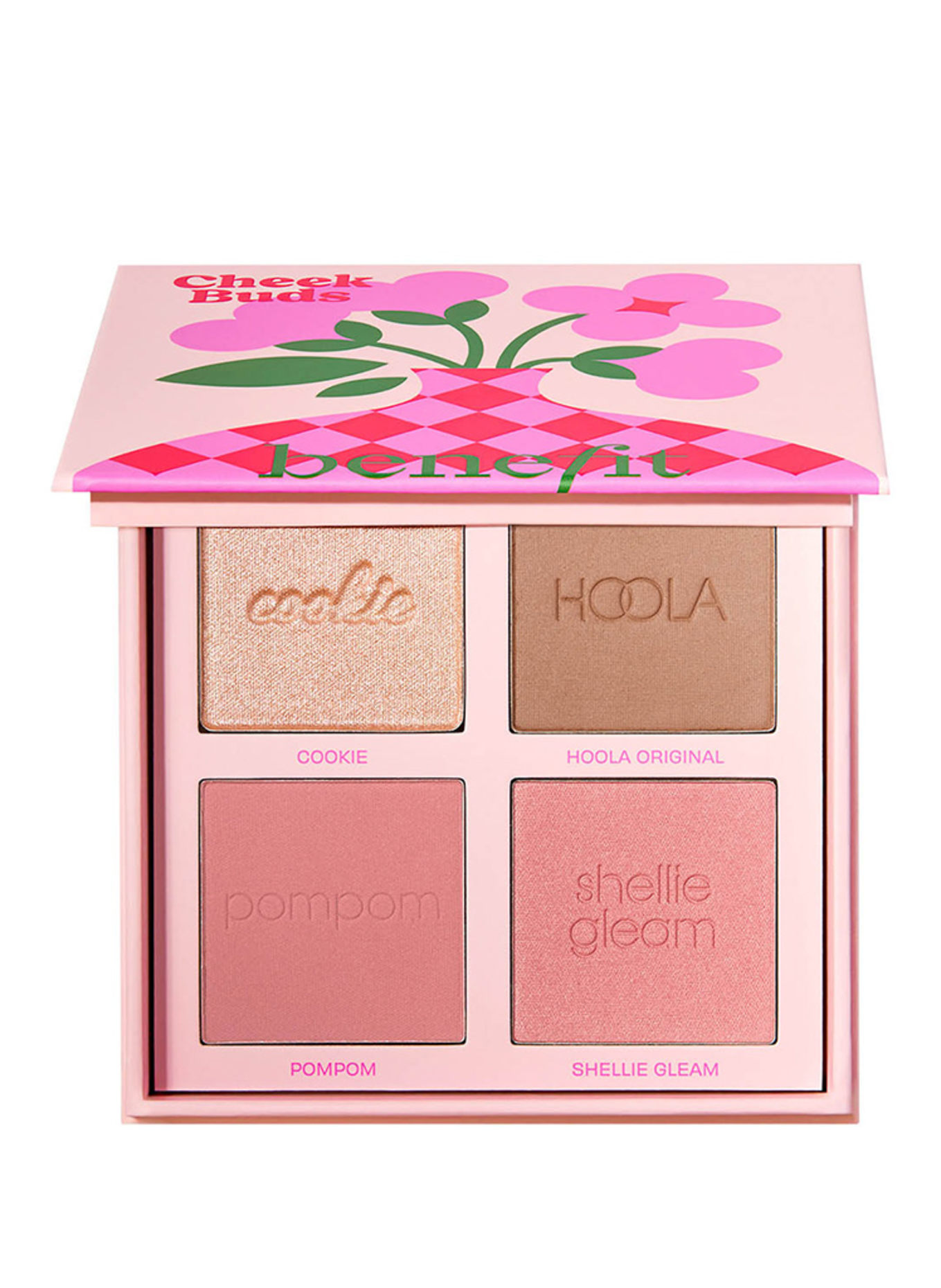 benefit CHEEK BUDS: COOKIE, HOOLA, POMPOM, SHELLIE