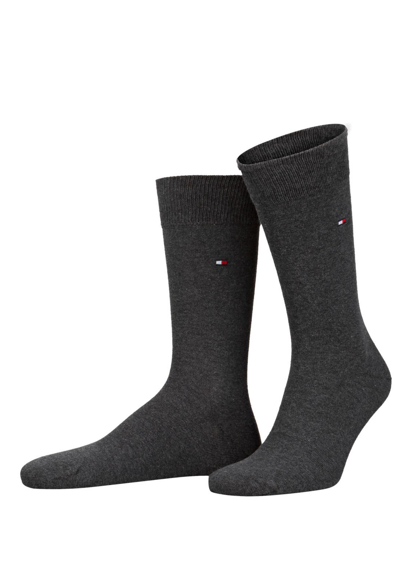 TOMMY HILFIGER 2er-Pack Socken, Farbe: 030 A- ANTHRAZIT (Bild 1)