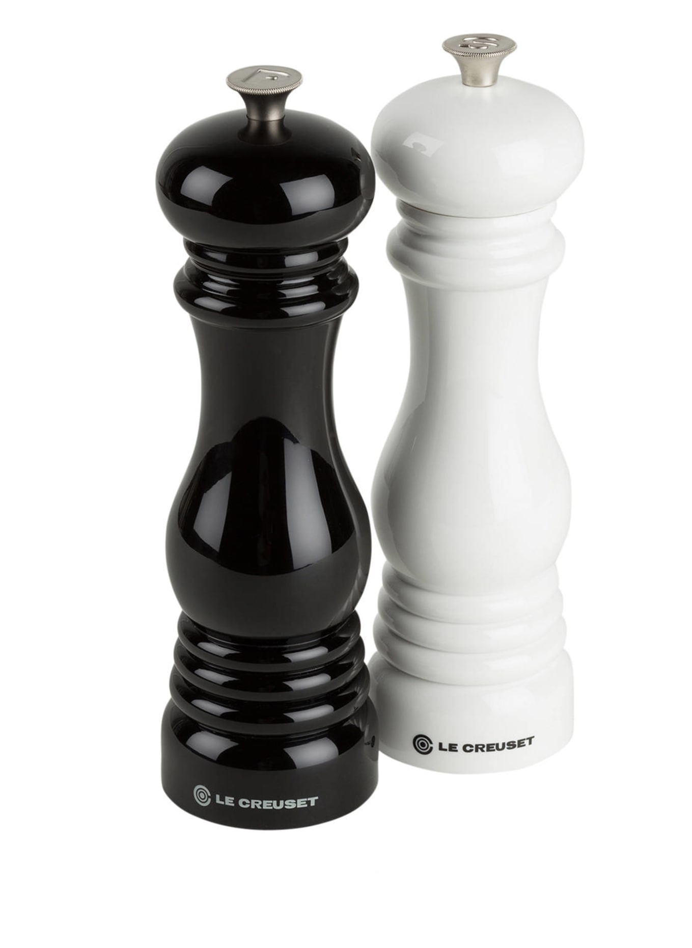LE CREUSET Mühlen-Set: SCHWARZ/ WEISS GLÄNZEND