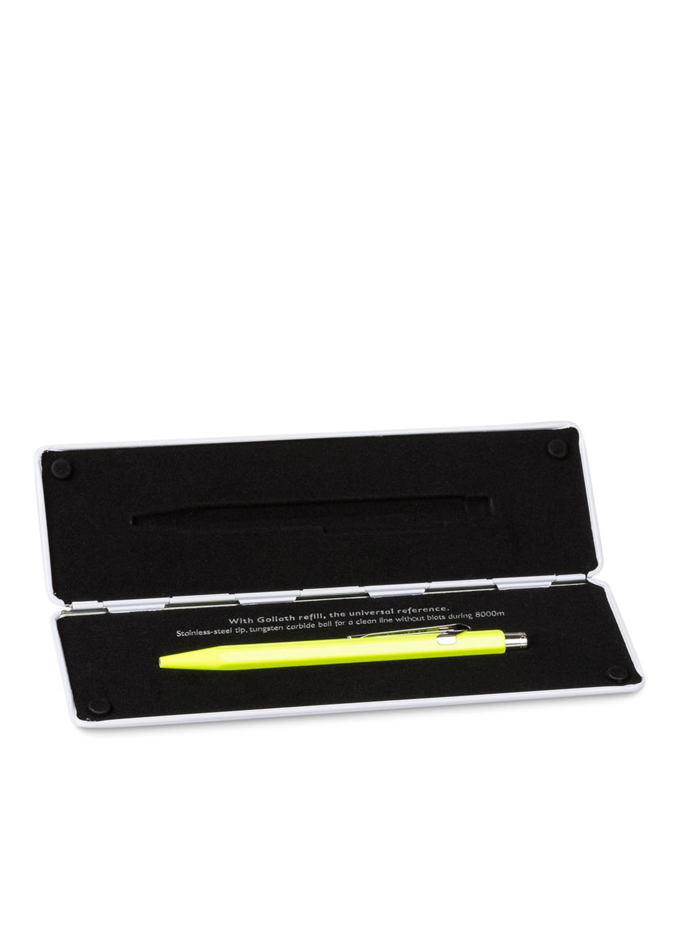 CARAN d'ACHE Retractable ballpoint pen 849 GOLDBAR, Color: NEON YELLOW (Image 3)