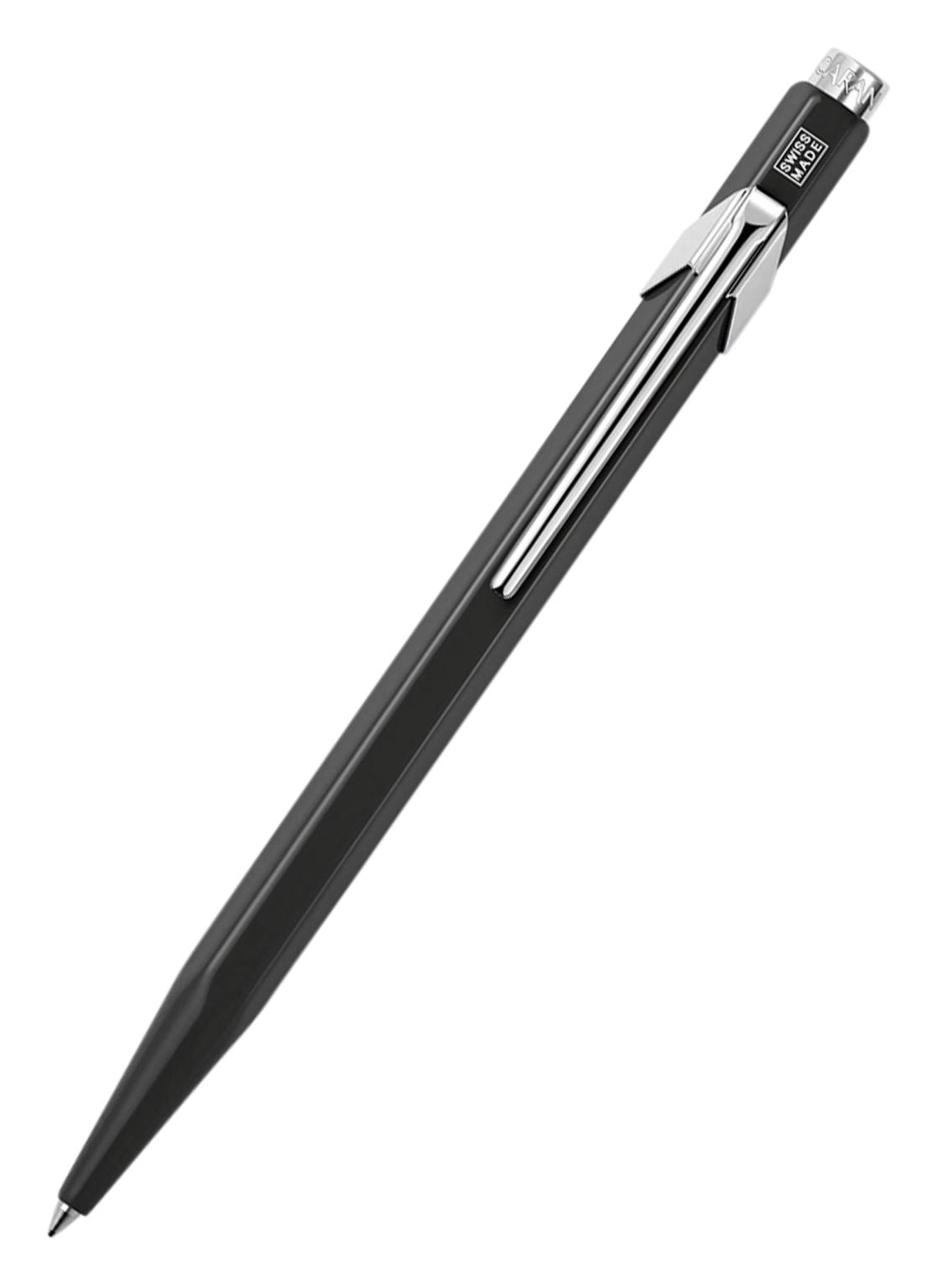 CARAN d'ACHE Retractable ballpoint pen 849 GOLDBAR, Color: BLACK (Image 1)