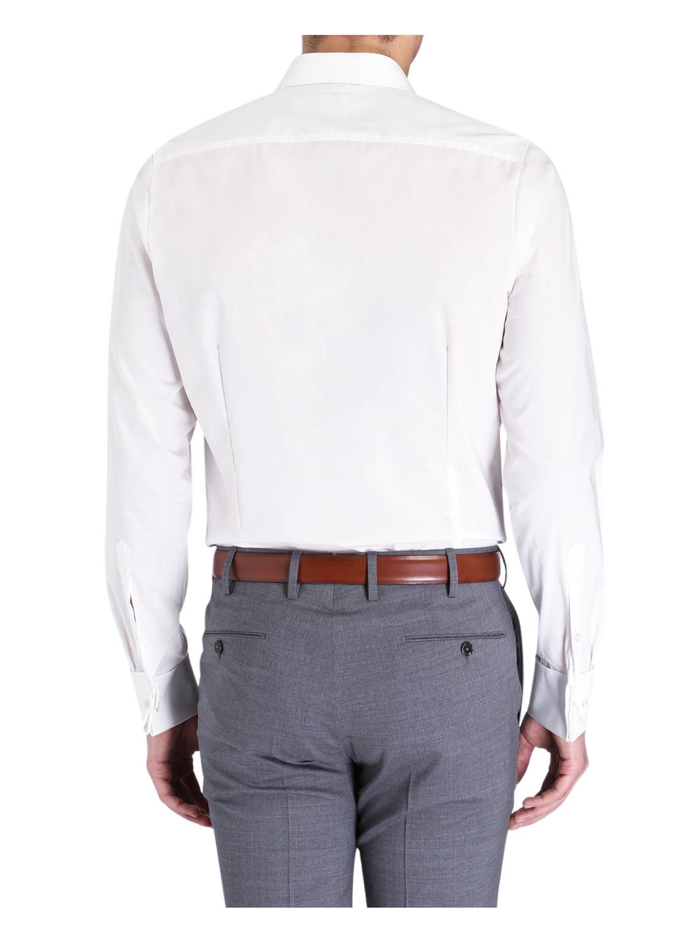 OLYMP Hemd Level Five body fit mit Umschlagmanschette: OFFWHITE