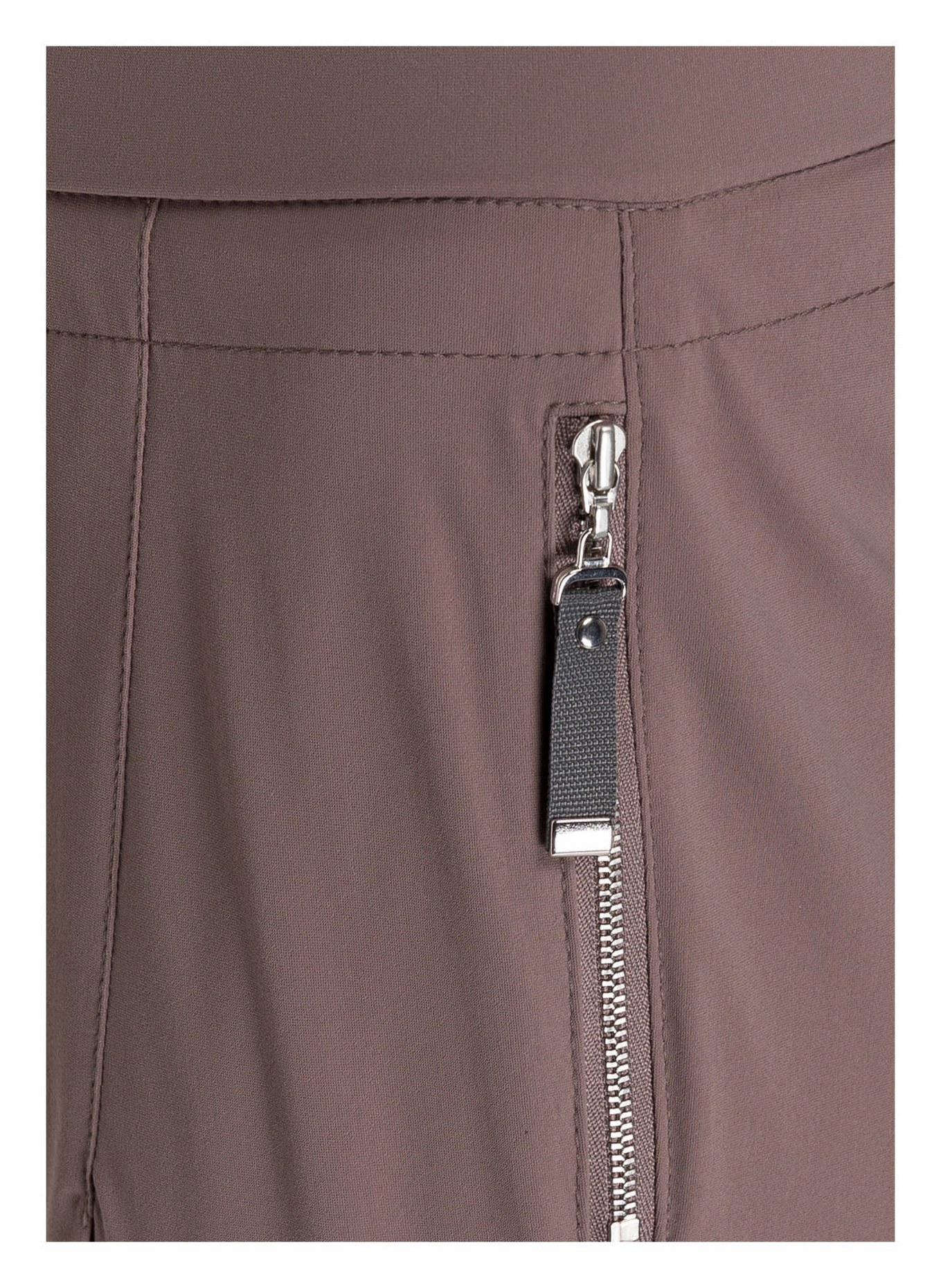 RAFFAELLO ROSSI Kalhoty CANDY v joggingovém stylu: ČERNOŠEDÁ