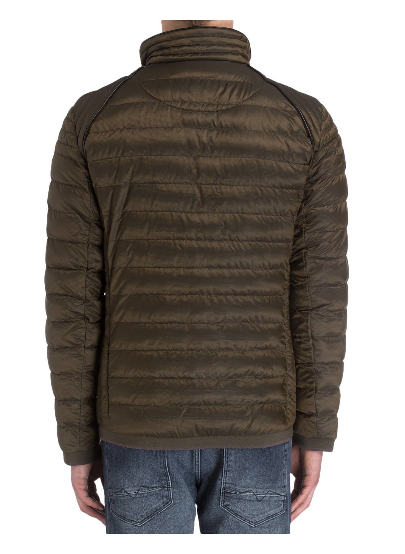 WELLENSTEYN Quilted jacket MOL, Color: DARK GREEN (Image 4)
