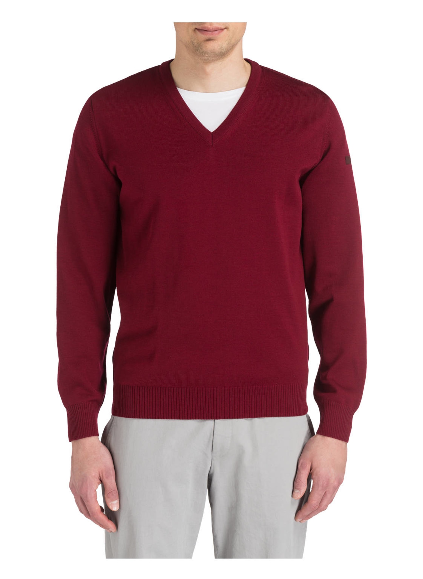 MAERZ MUENCHEN Pullover, Farbe: WEINROT (Bild 2)