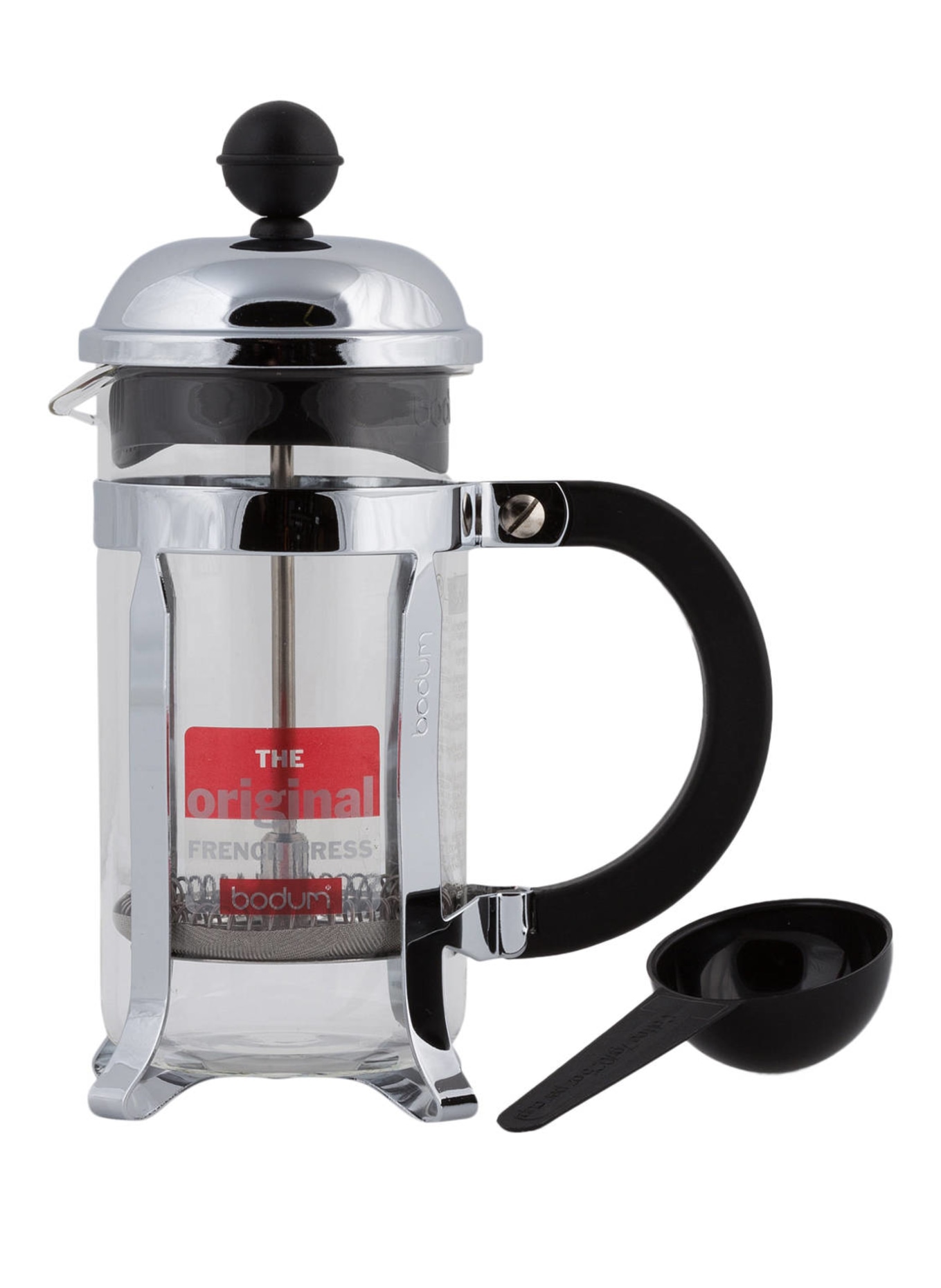 bodum Kaffeebereiter CHAMBORD®, Farbe: SILBER/ SCHWARZ (Bild 1)