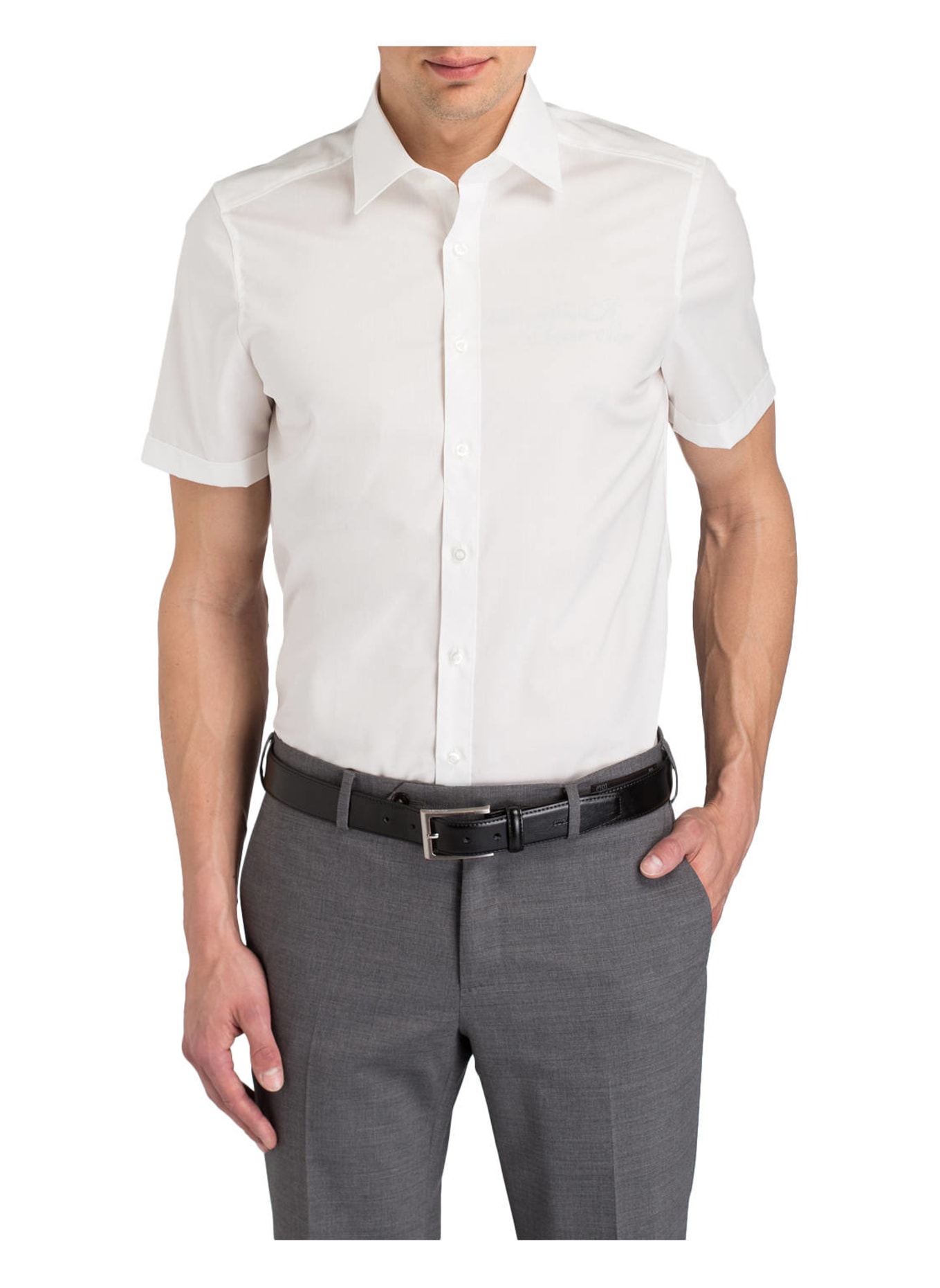 OLYMP Kurzarm-Hemd Level Five body fit, Farbe: WEISS (Bild 2)