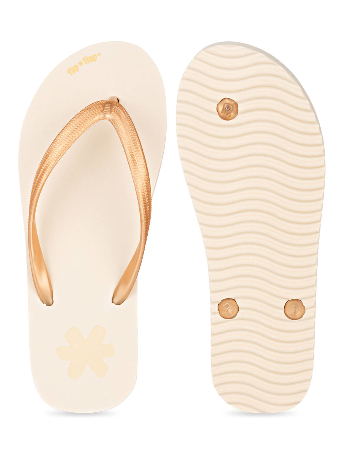 flip*flop Zehentrenner ORIGINALS METALLIC: BEIGE
