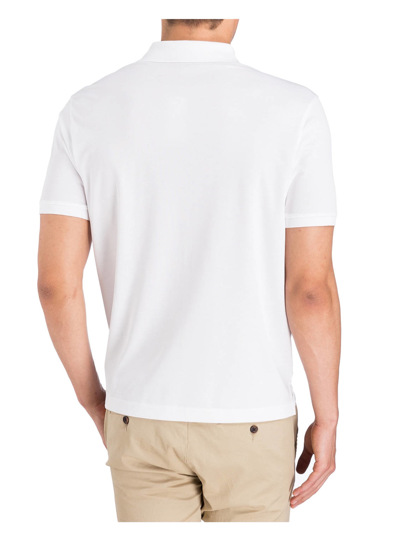 RAGMAN Piqué polo shirt , Color: WHITE (Image 3)