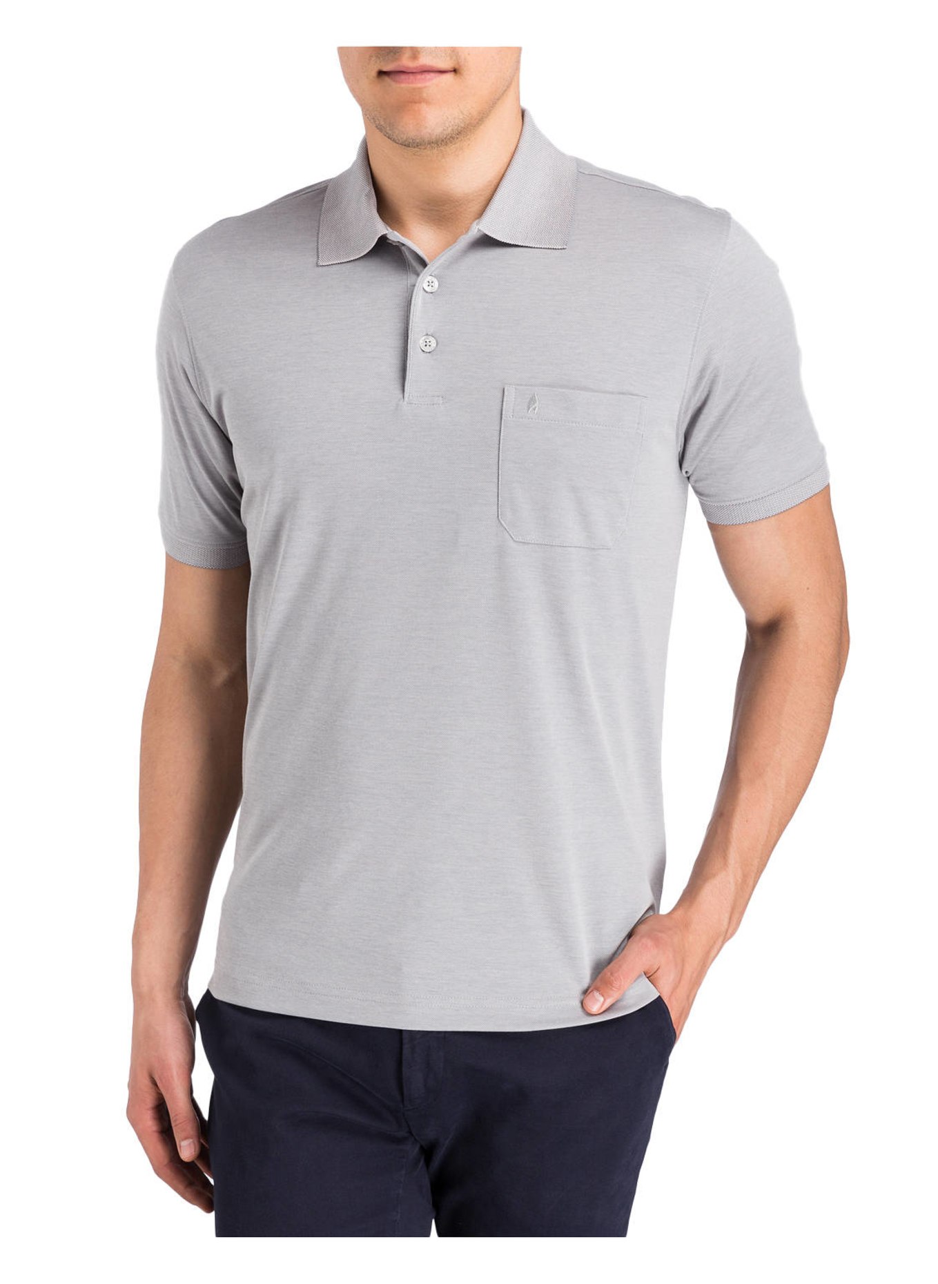 RAGMAN Piqué-Poloshirt , Farbe: GRAU (Bild 2)