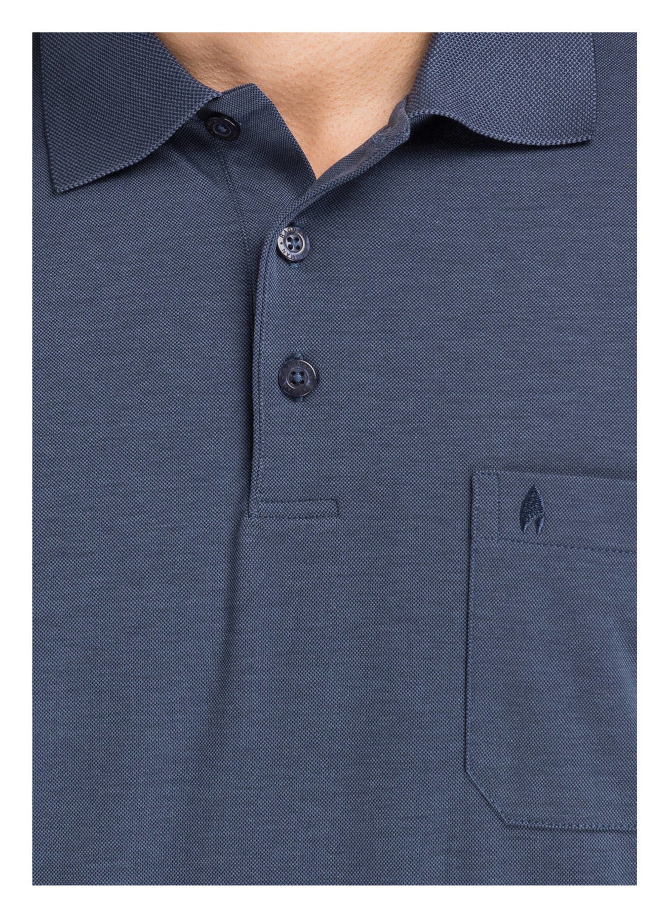 RAGMAN Piqué-Poloshirt , Farbe: BLAU (Bild 4)
