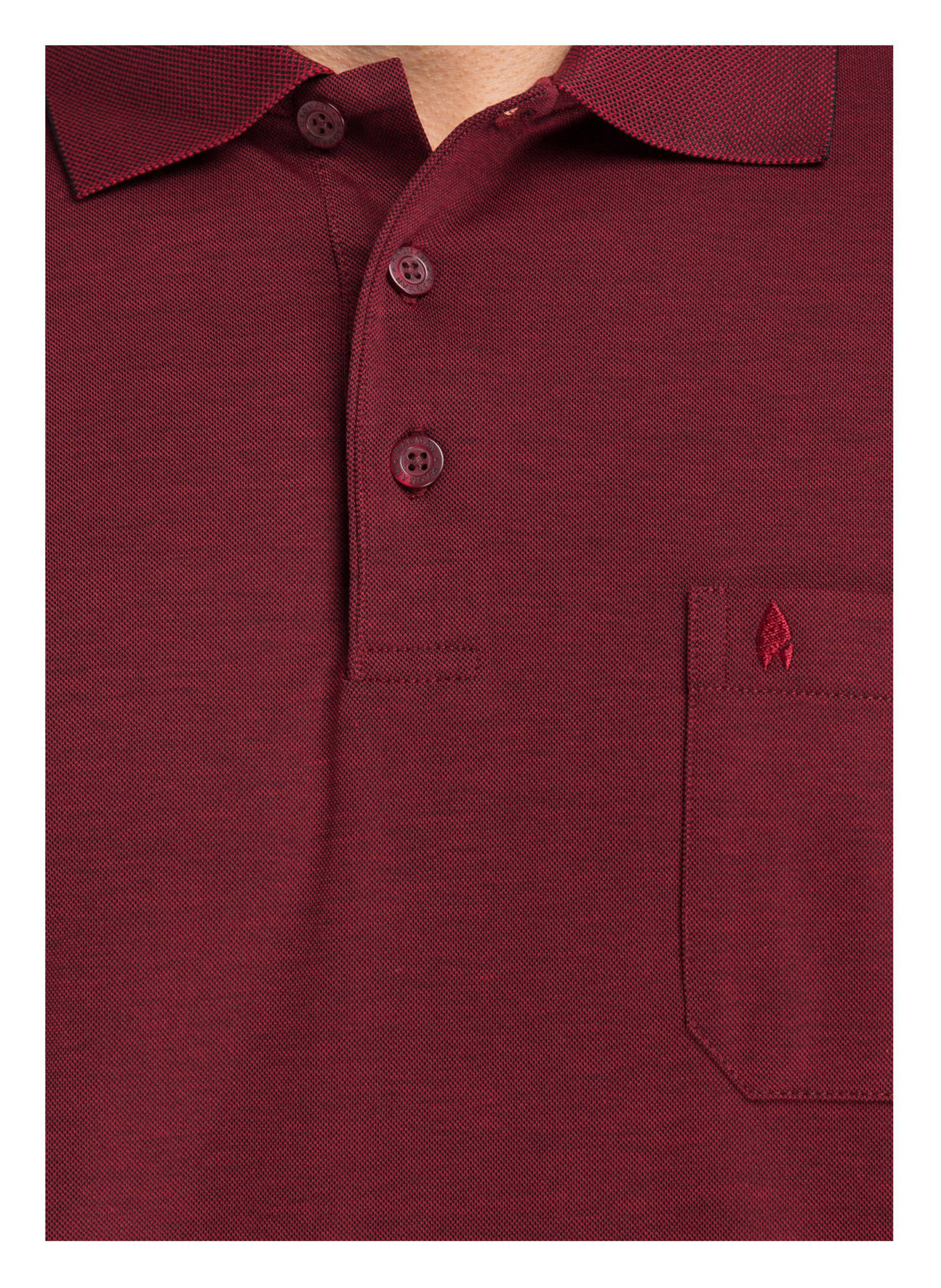 RAGMAN Piqué-Poloshirt , Farbe: BORDEAUX  (Bild 4)