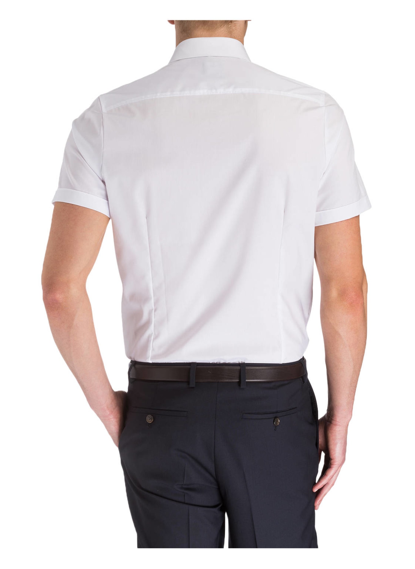 OLYMP Kurzarm-Hemd Level Five body fit, Farbe: WEISS (Bild 3)