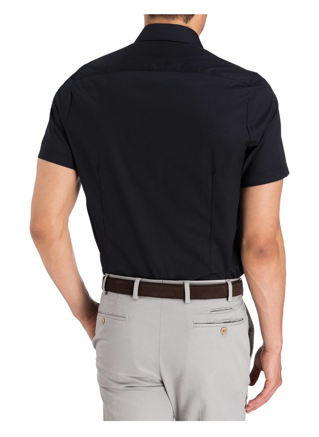 OLYMP Kurzarm-Hemd Level Five body fit, Farbe: SCHWARZ (Bild 3)