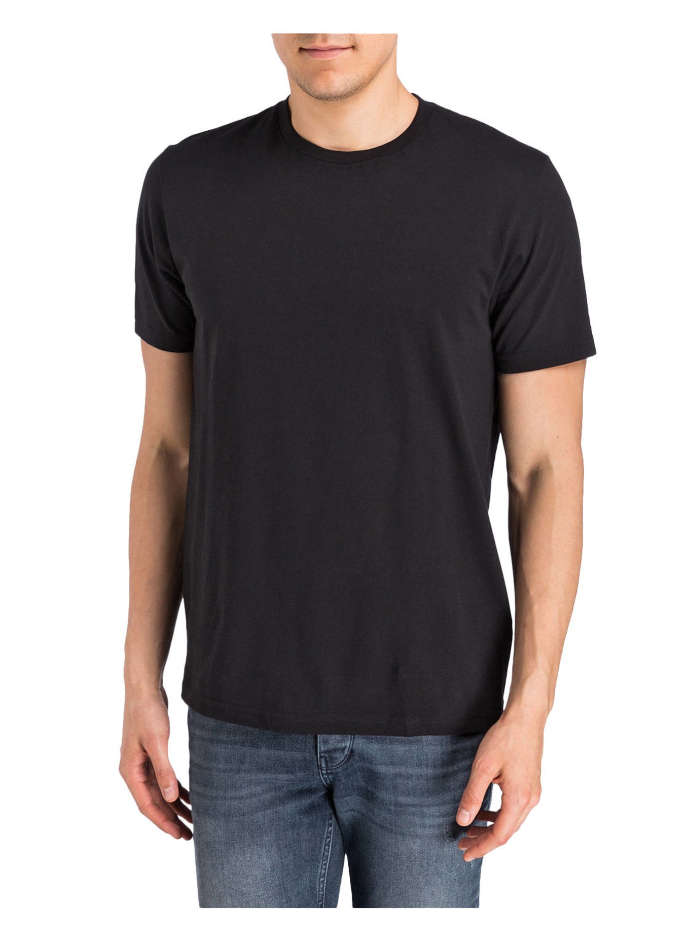 RAGMAN 2-pack T-shirts , Color: BLACK (Image 2)