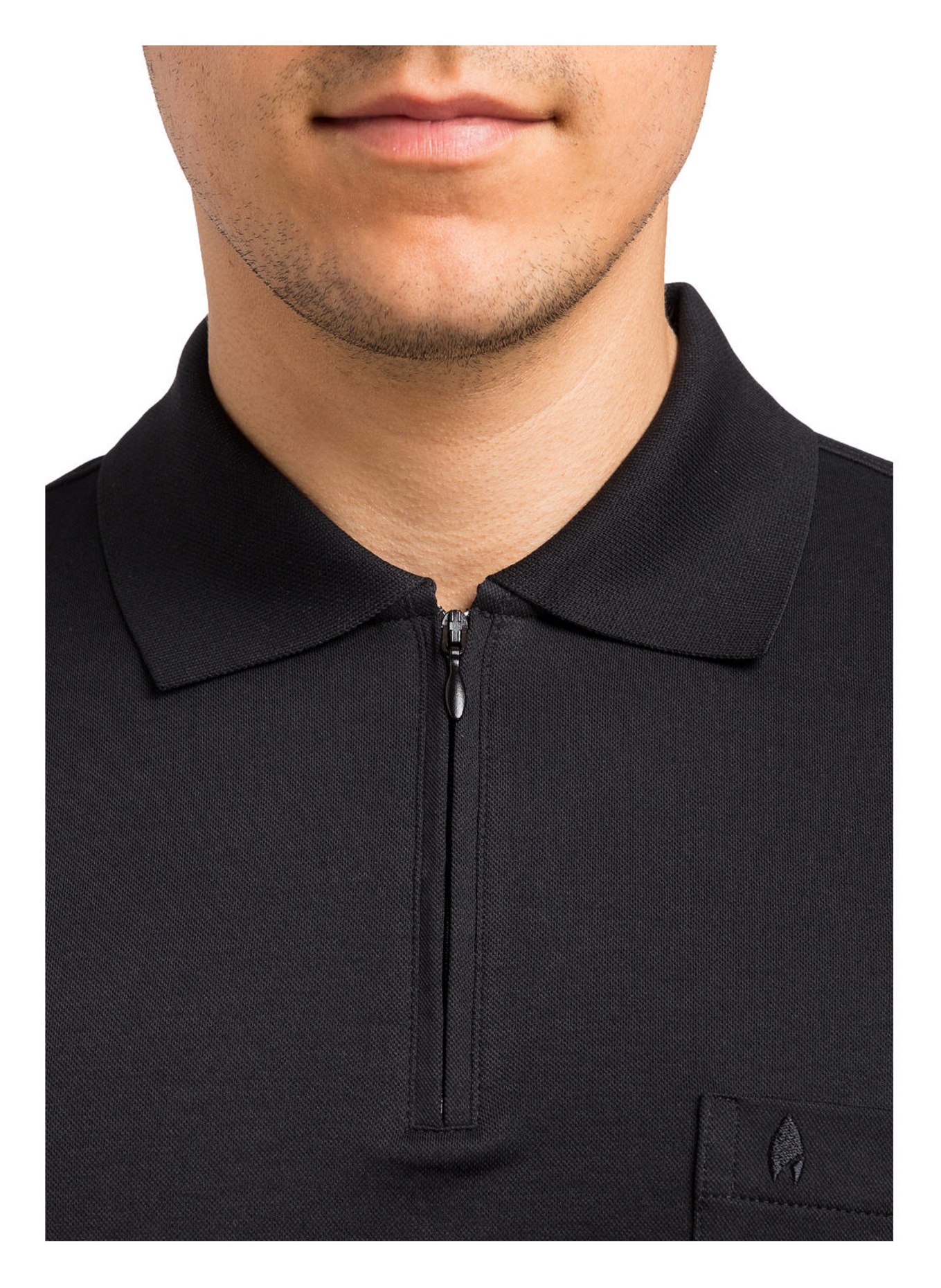 RAGMAN Polo shirt , Color: BLACK (Image 4)