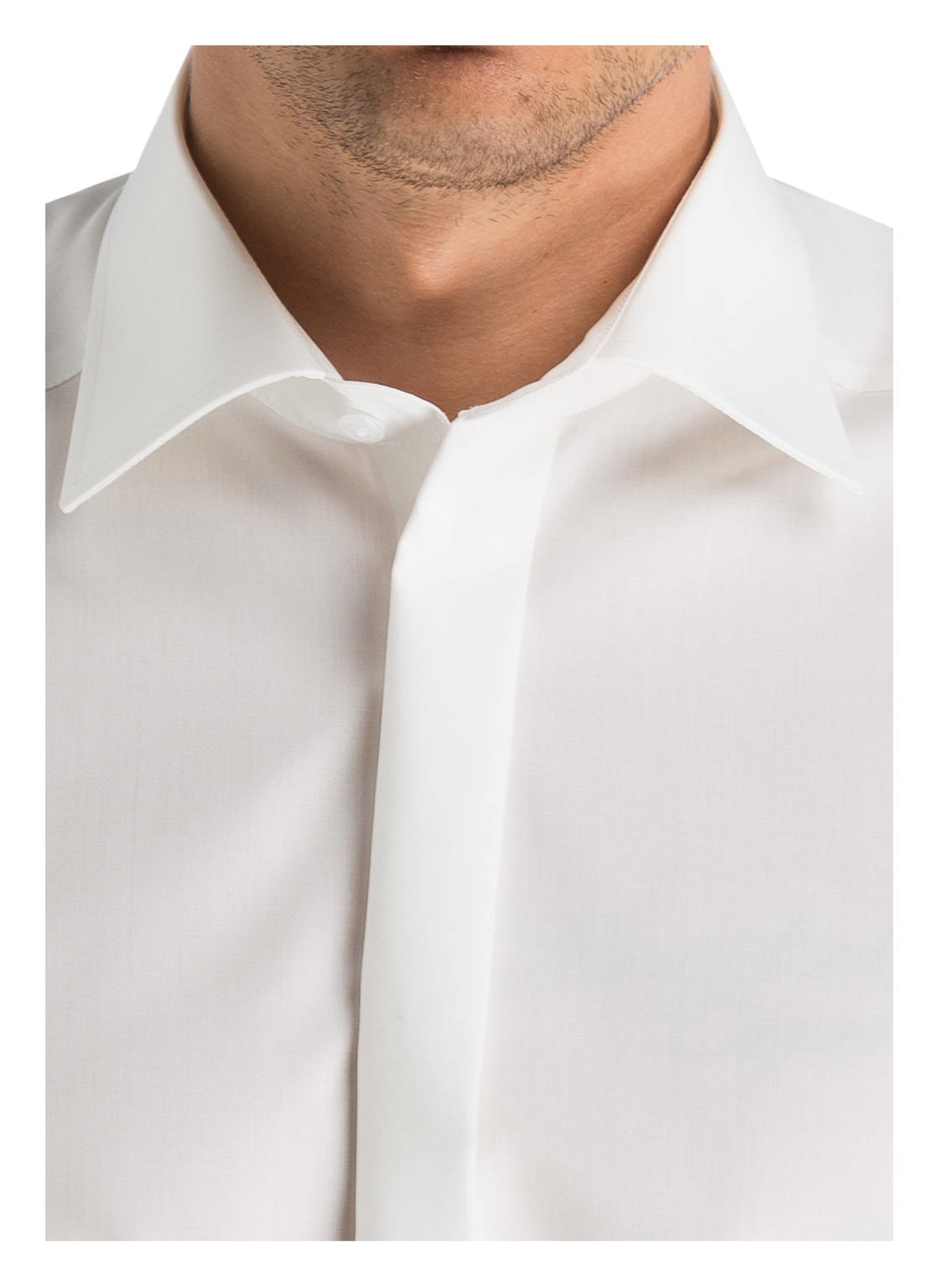 OLYMP Košile Luxor Comfort Fit s ohrnovacími manžetami, Barva: BÉŽOVÁ (Obrázek 4)