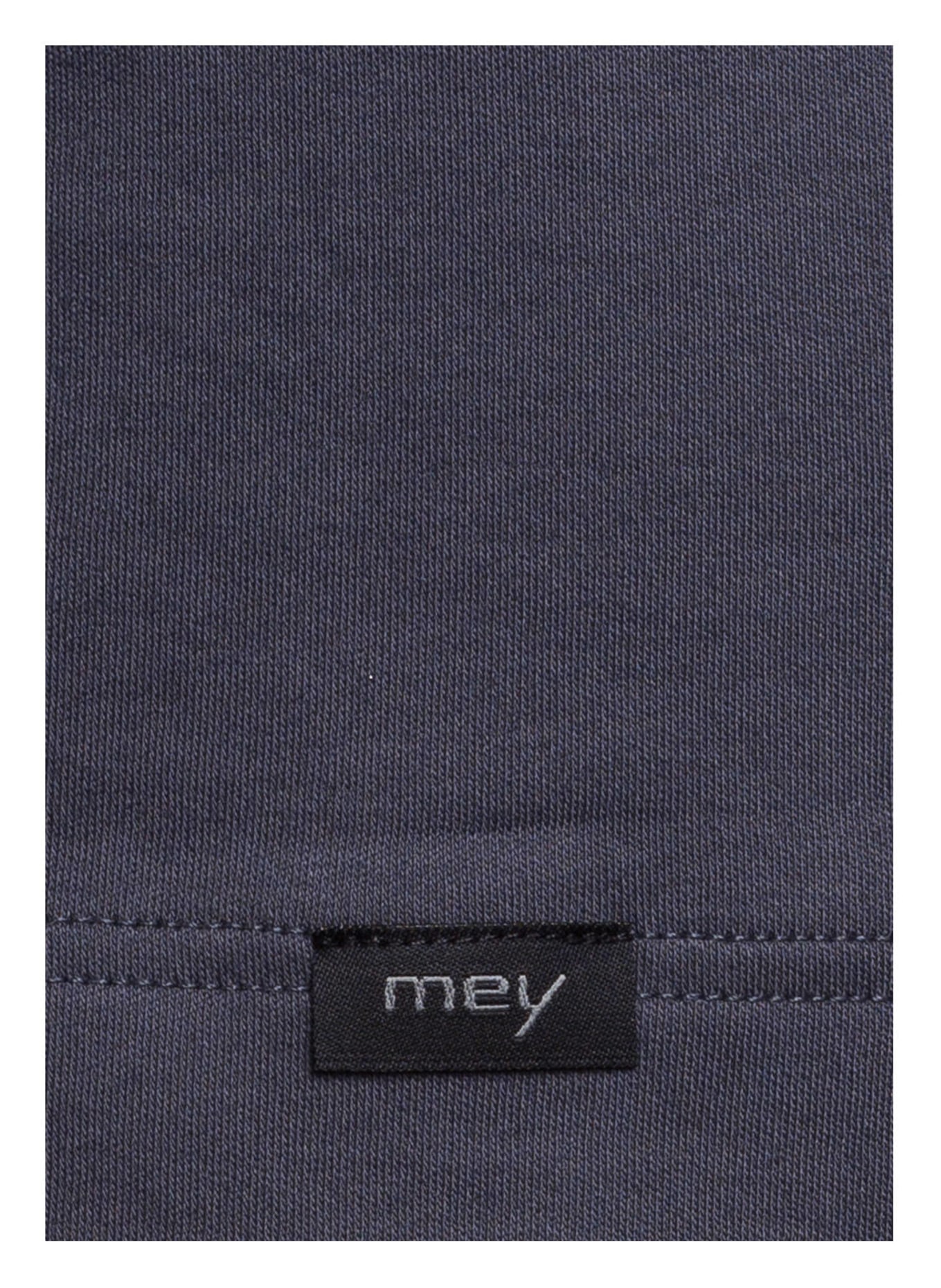 mey Lounge shirt BASIC LOUNGE series, Color: GRAY (Image 3)