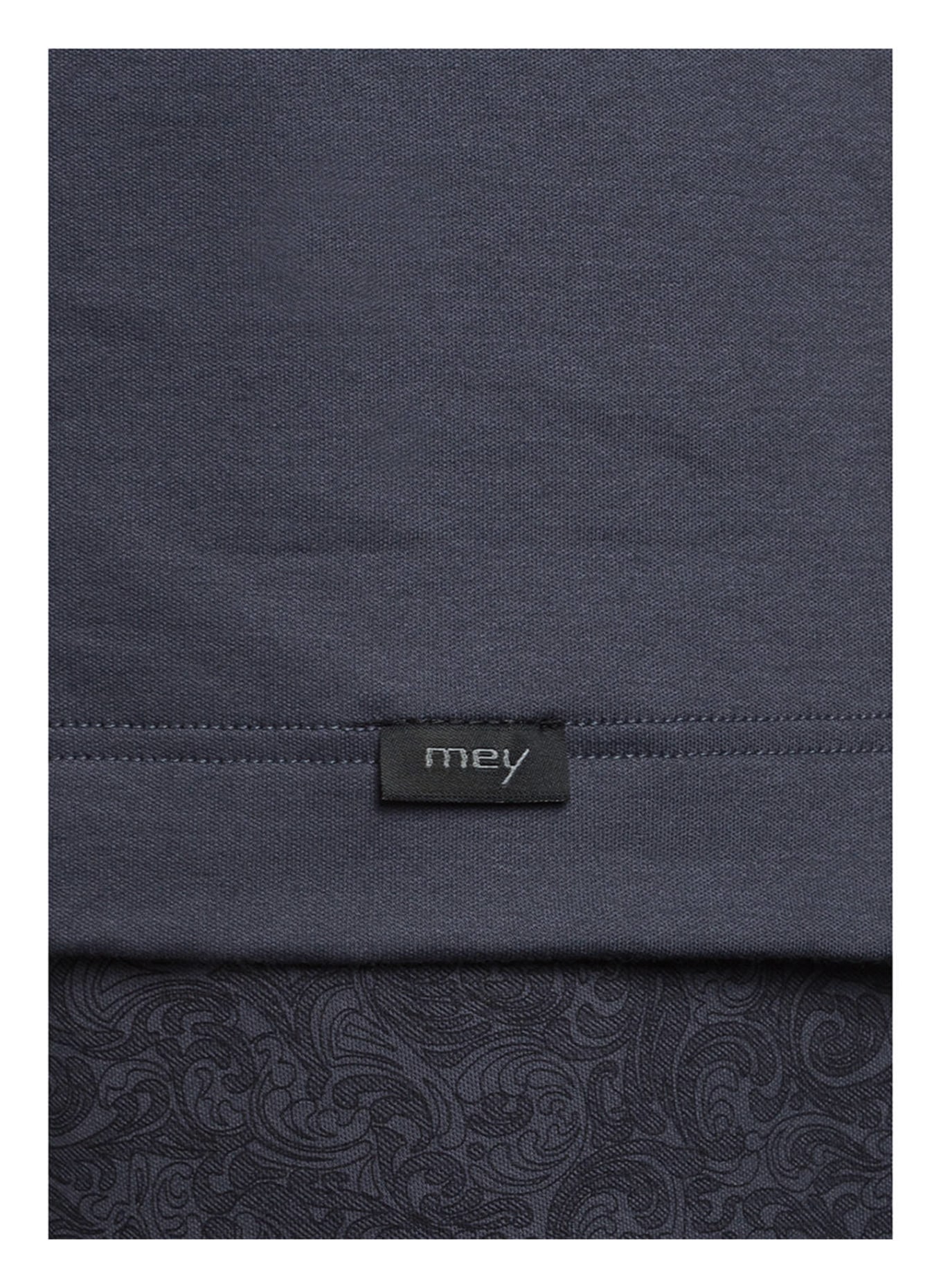 mey Lounge shirt BASIC LOUNGE, Color: GRAY (Image 3)