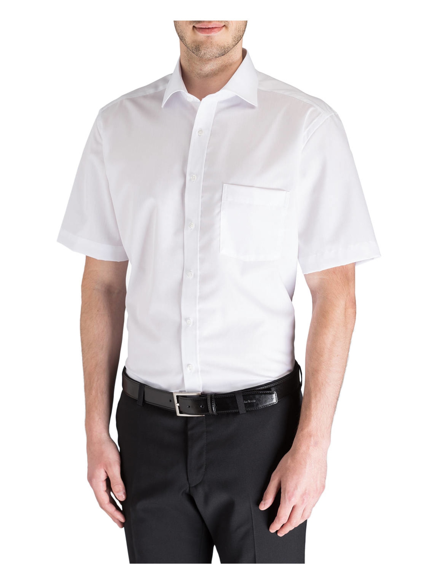 ETERNA Koszulka z krótkim rękawem Modern Fit, Kolor: BIAŁY (Obrazek 2)
