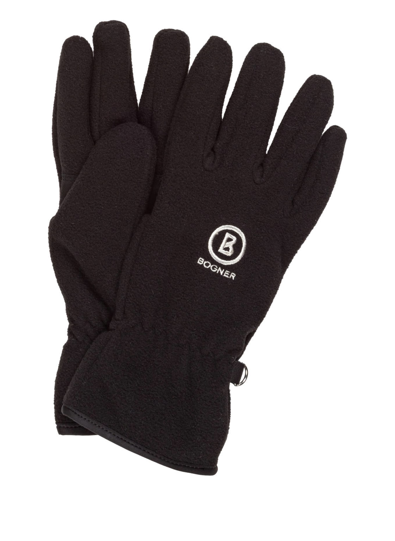 BOGNER Fleecové rukavice s izolací PRIMALOFT, Barva: ČERNÁ (Obrázek 1)