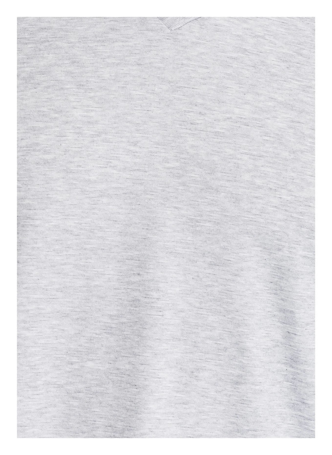mey Lounge shirt DRY COTTON COLOUR series, Color: GRAY MÉLANGE (Image 3)