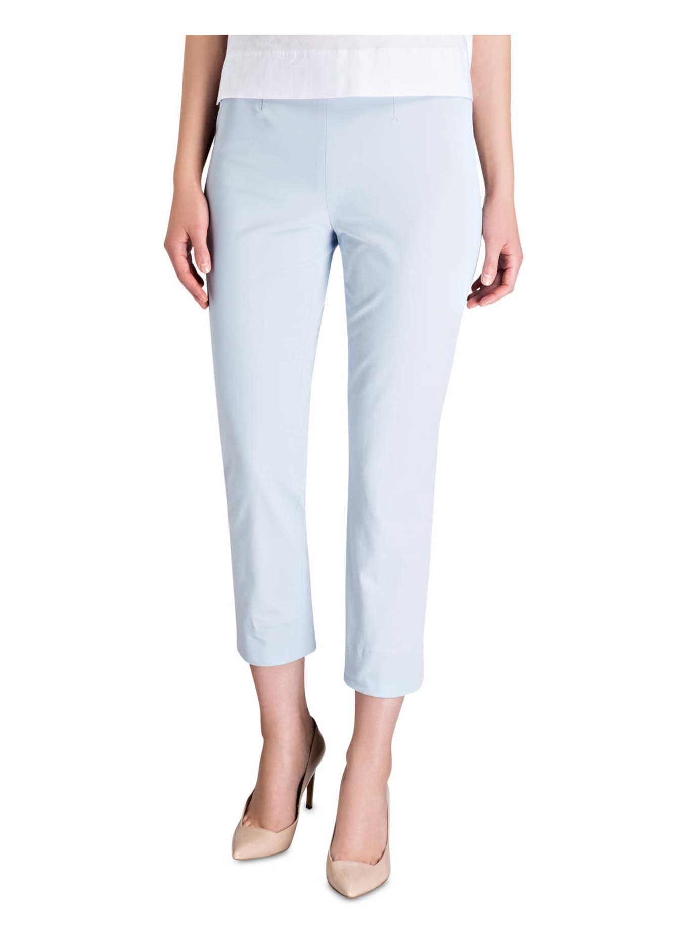 RAFFAELLO ROSSI Trousers PENNY 6/8: LIGHT BLUE