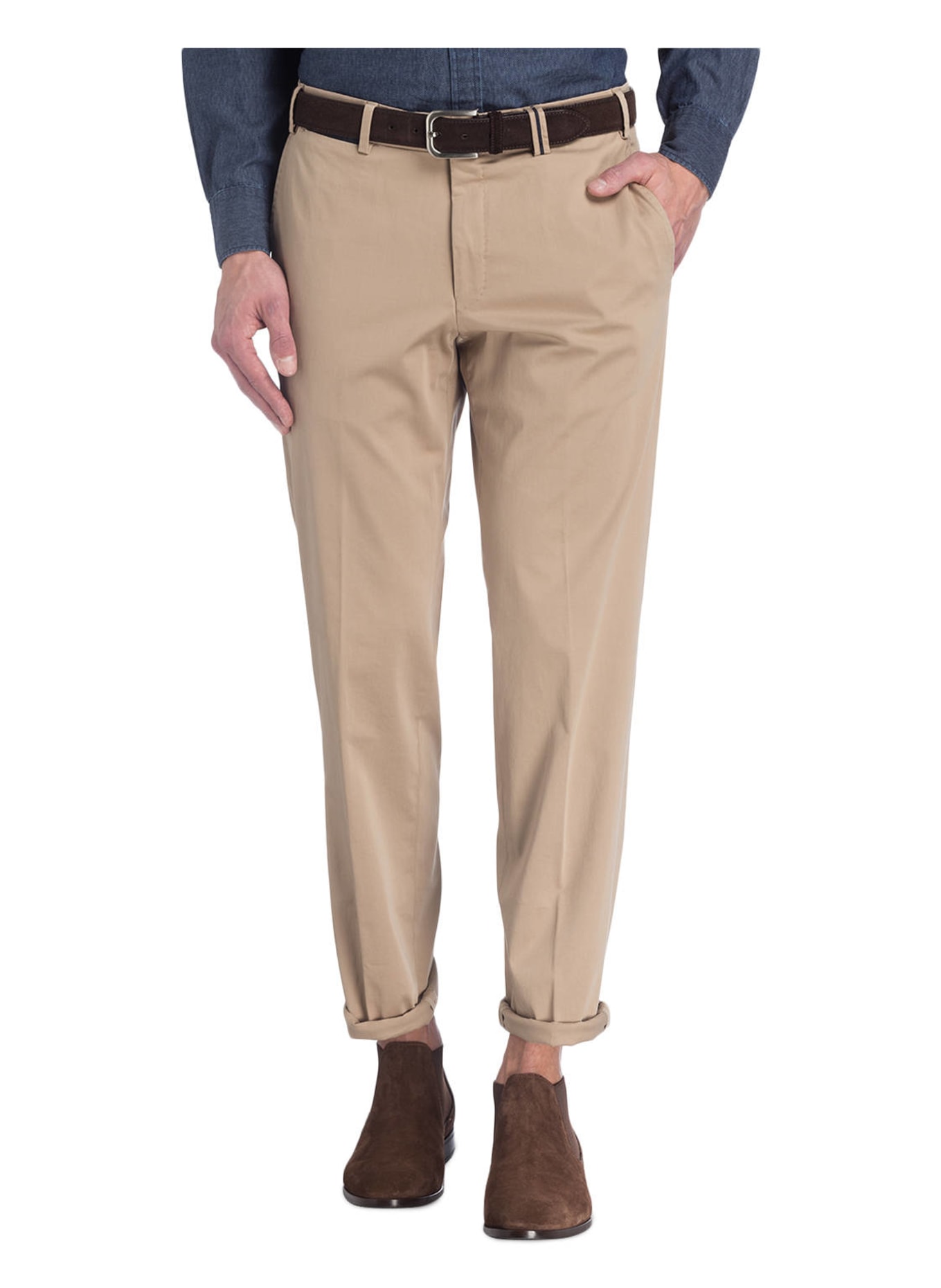 HILTL Chinos PEAKER S contemporary fit, Color: BEIGE (Image 2)