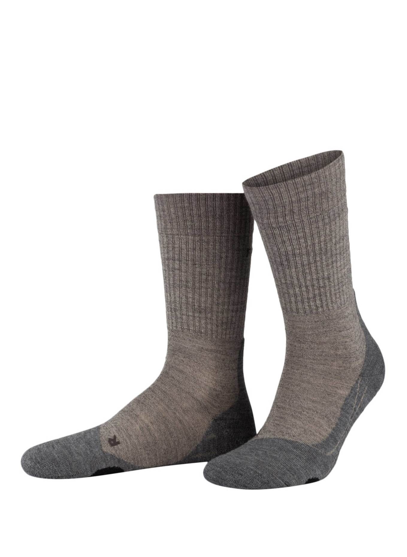 FALKE Trekking socks TK2 WOOL, Color: 4310 KITT MOULINE (Image 1)