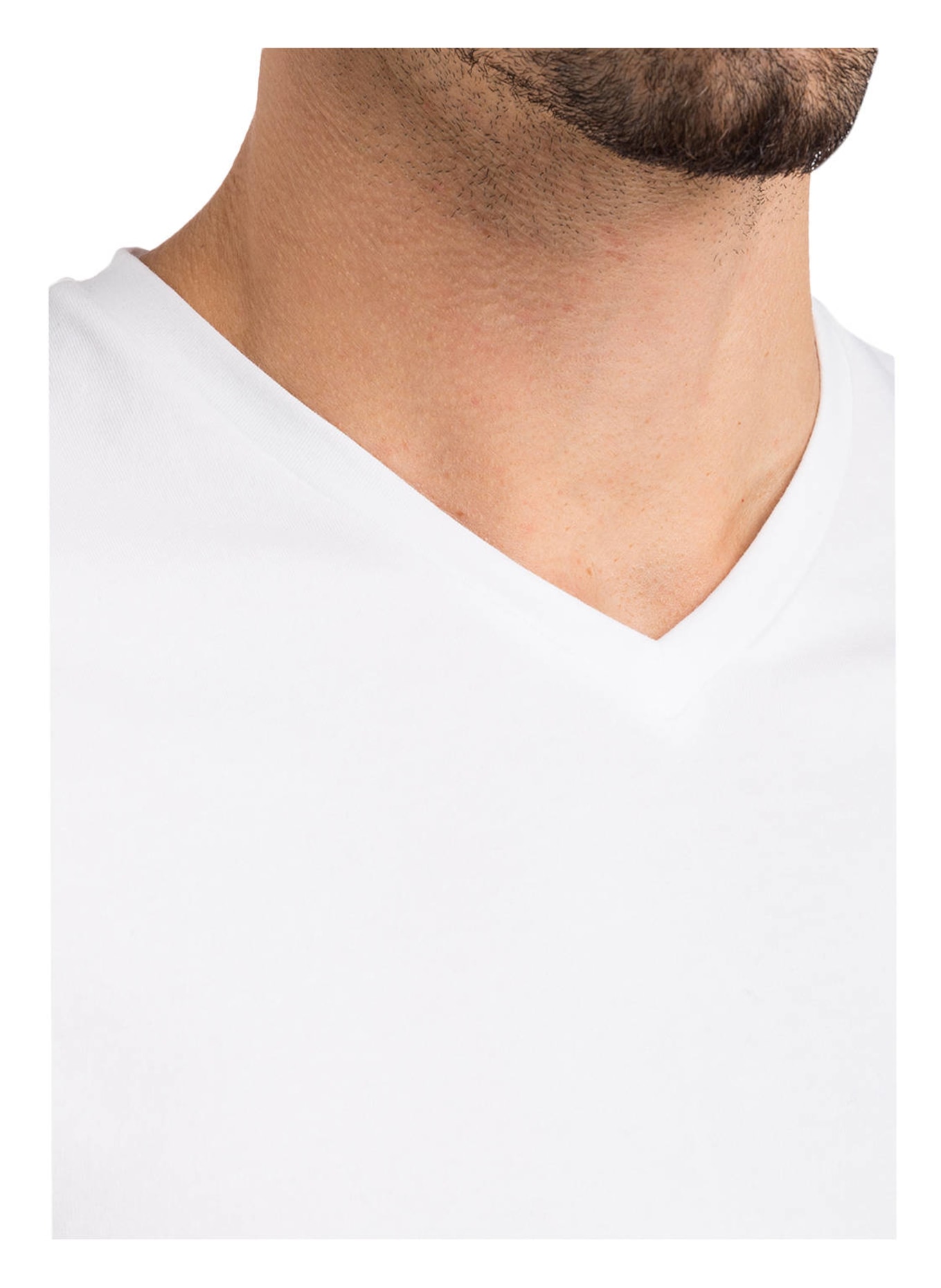 HUGO 2-pack V-neck shirts , Color: WHITE (Image 4)