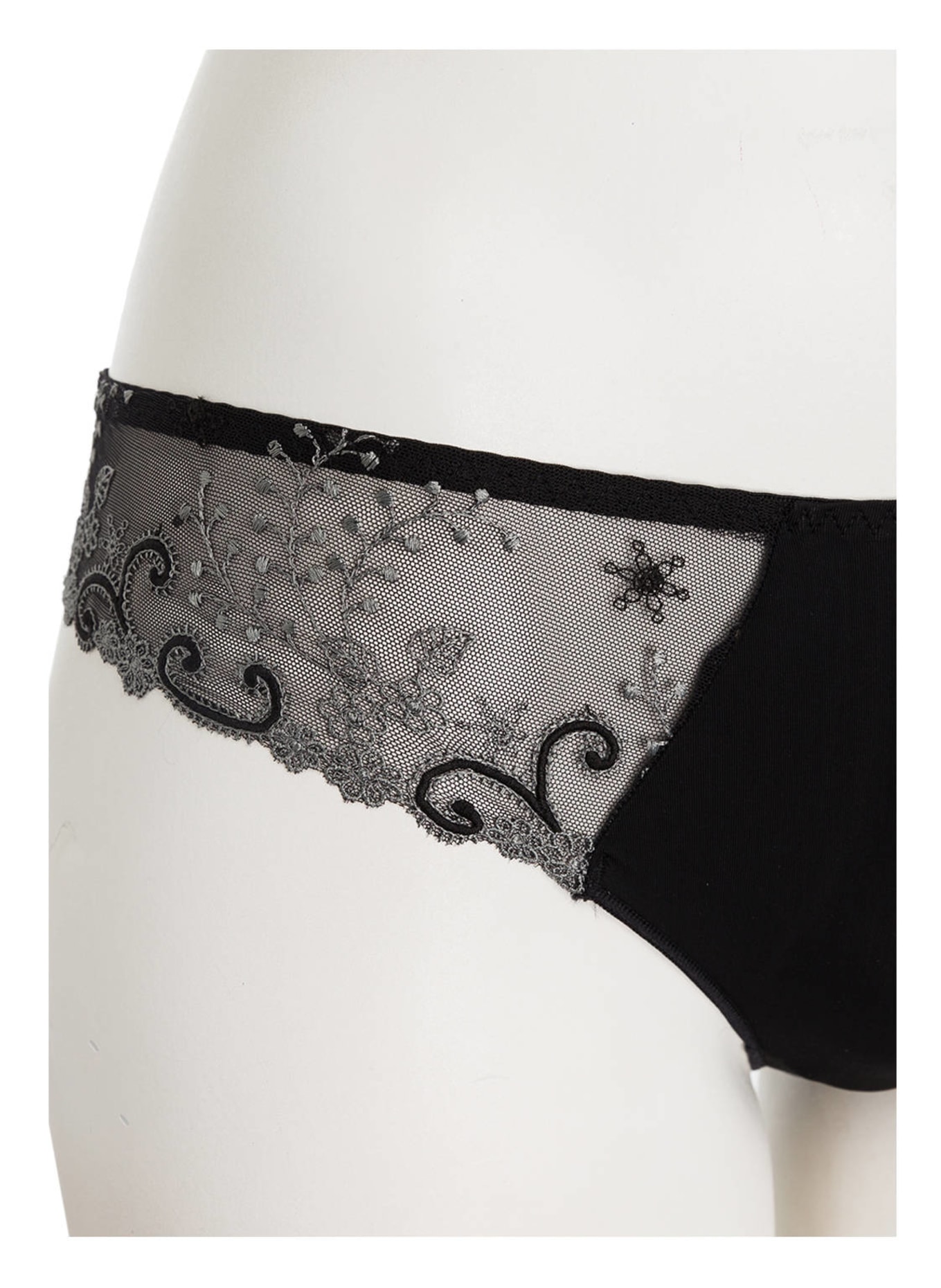 SIMONE PÉRÈLE Thong DÉLICE, Color: BLACK (Image 4)