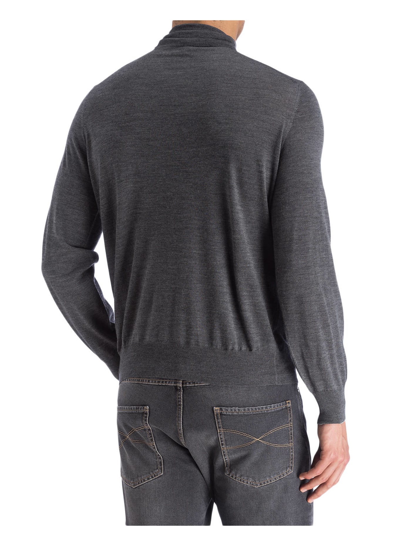 BRUNELLO CUCINELLI Turtleneck sweater, Color: GRAY (Image 3)