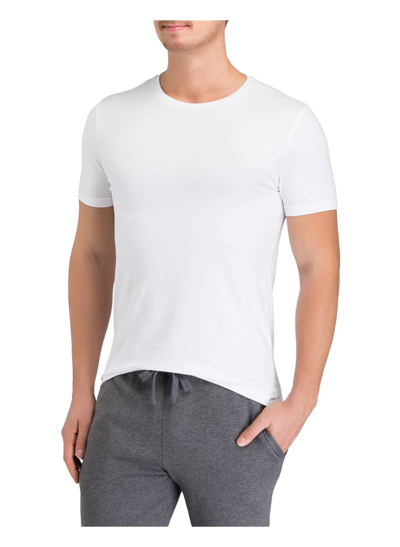 HUGO - Two-pack of slim-fit T-shirts in stretch cotton