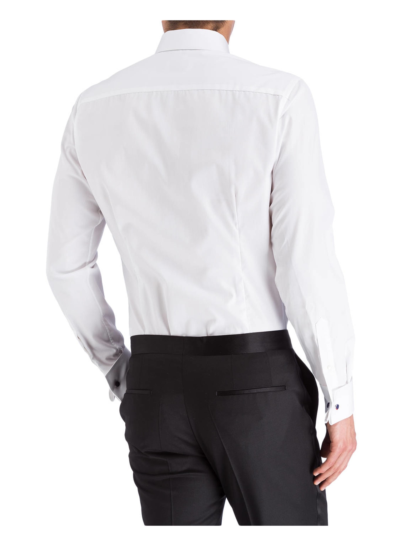 ETON Smoking-Hemd EVE Slim Fit mit Umschlagmanschette, Farbe: WEISS (Bild 3)