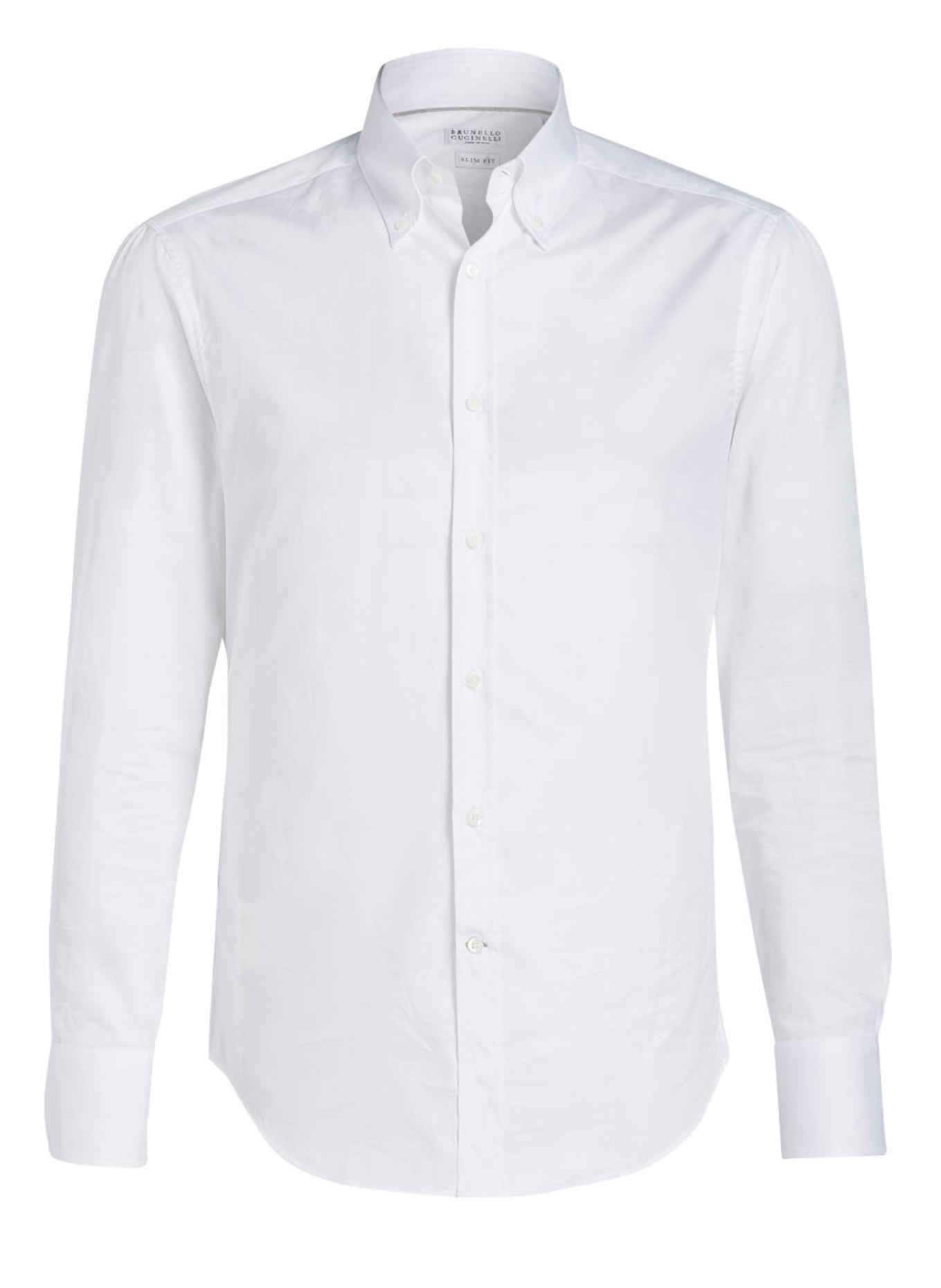 BRUNELLO CUCINELLI Shirt slim fit, Color: WHITE (Image 1)