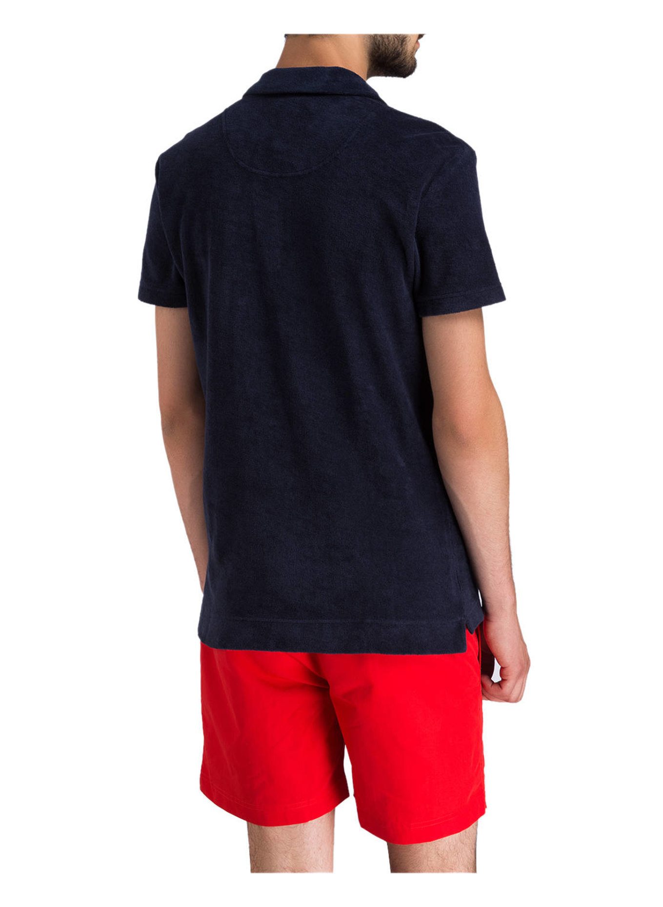 ORLEBAR BROWN Koszulka polo z frotte TERRY: NAVY