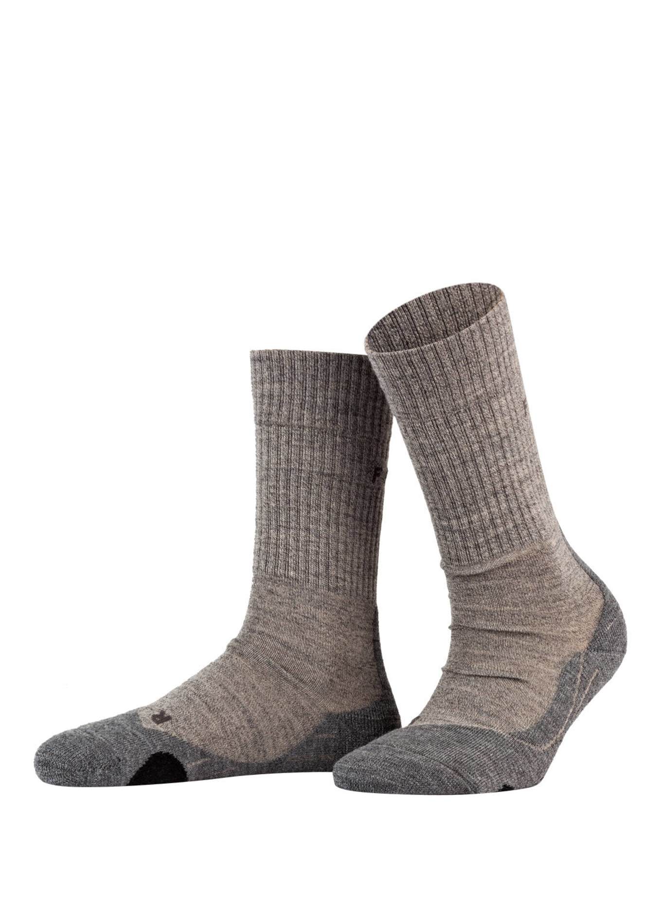 FALKE Trekking socks TK2, Color: 4310 KITT MOUL. (Image 1)