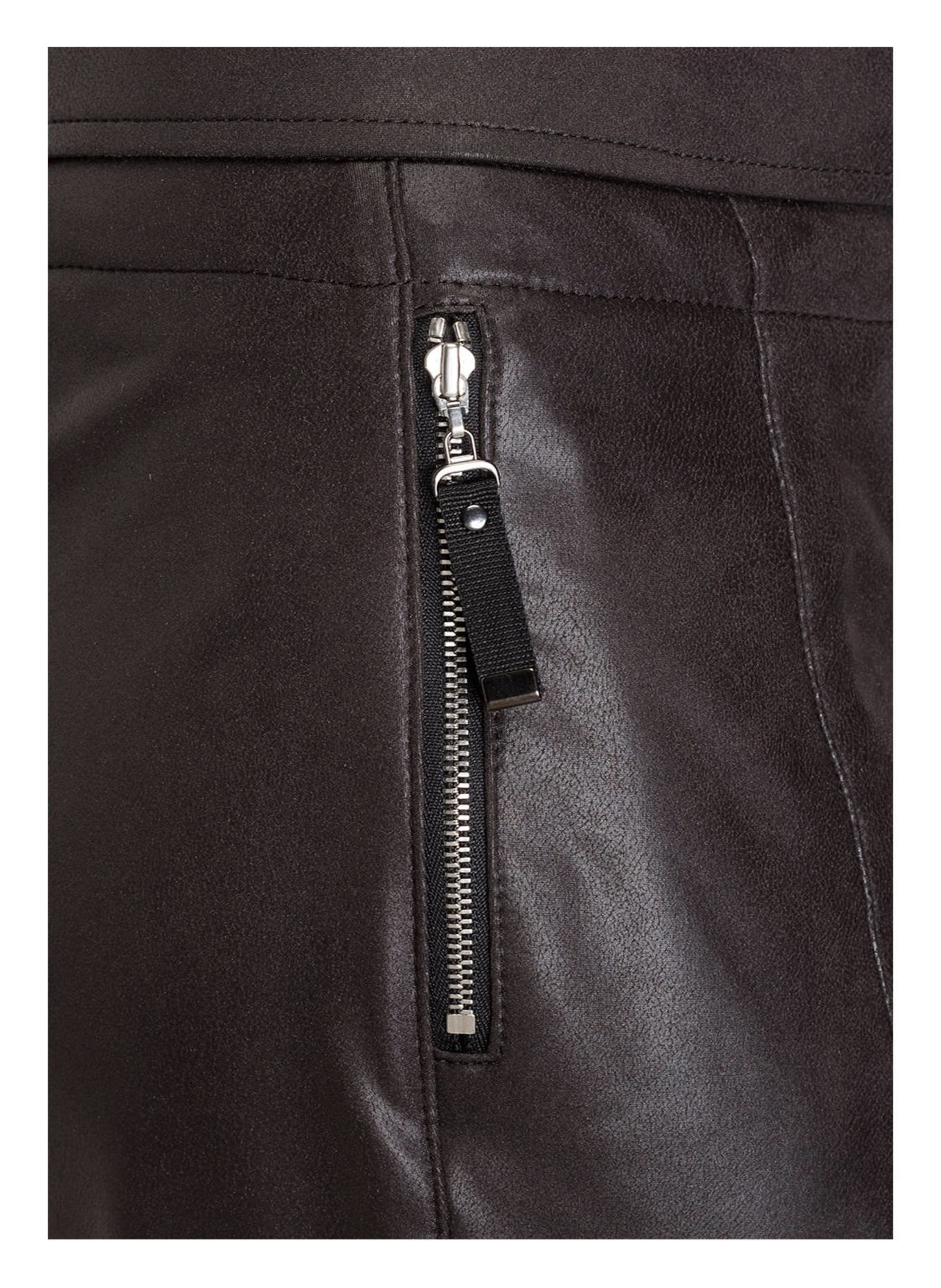 RAFFAELLO ROSSI Hose CANDY in Lederoptik: DUNKELBRAUN