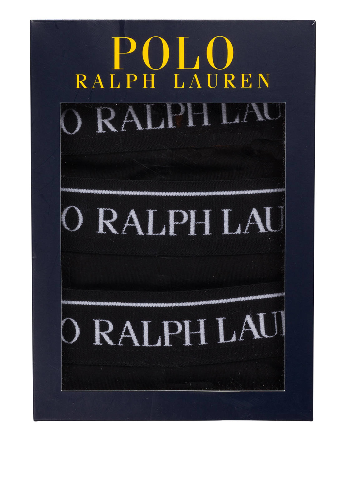 POLO RALPH LAUREN Lot de 3 boxers: NOIR