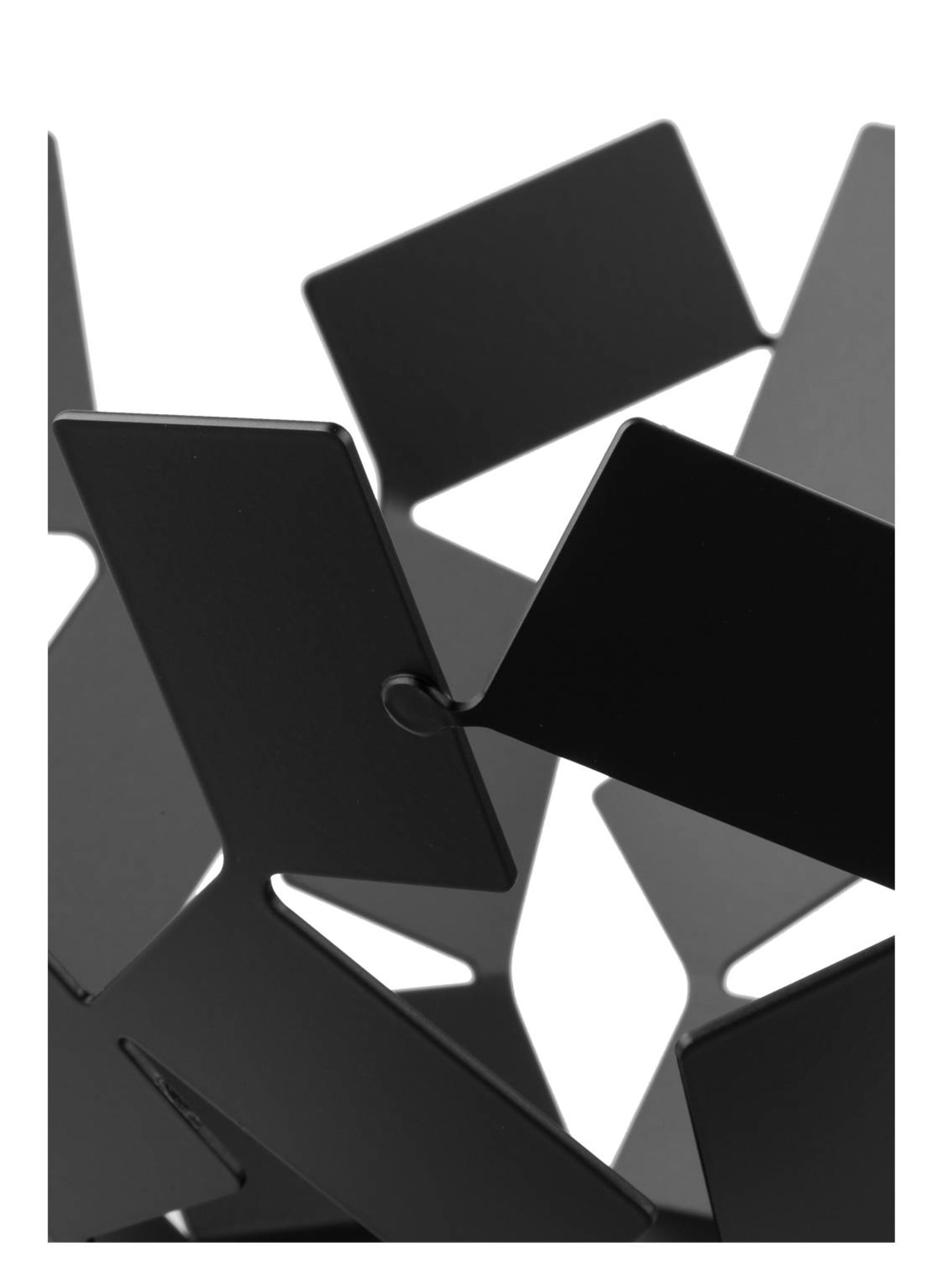 ALESSI Obstschale LA STANZA DELLO SCIROCCO: SCHWARZ