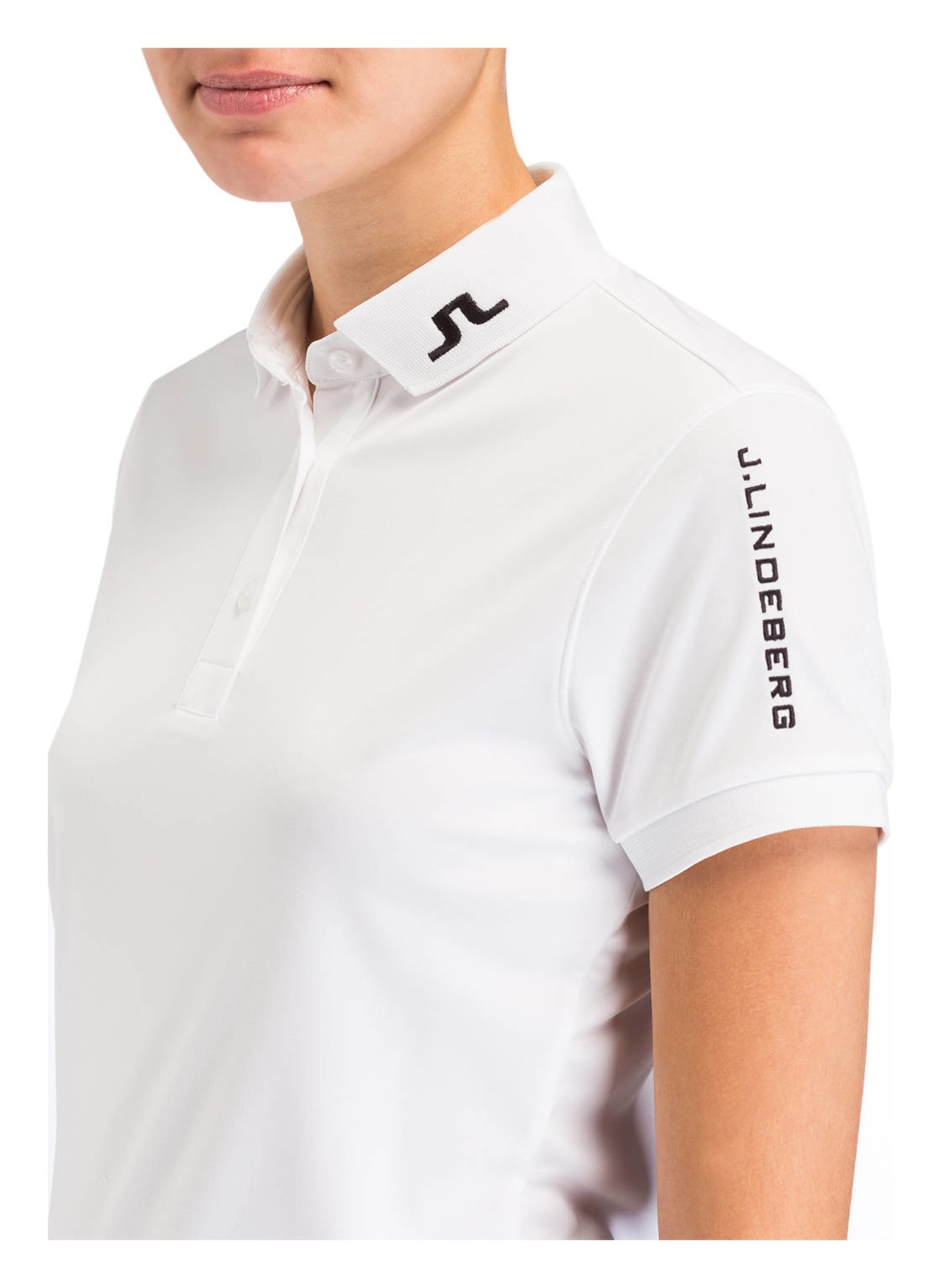 J.LINDEBERG Performance polo shirt , Color: WHITE (Image 4)