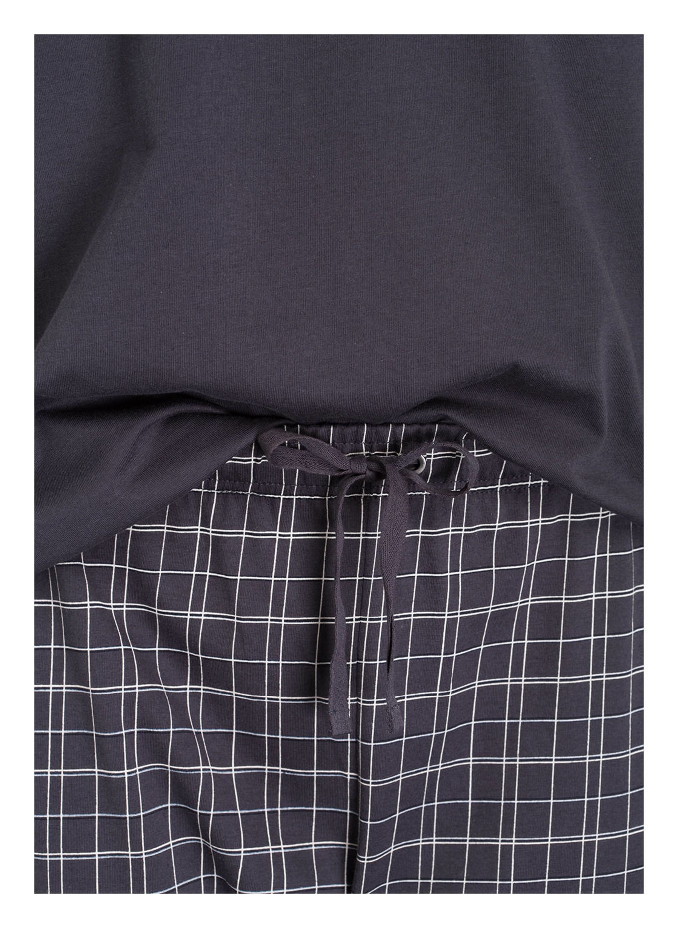 SCHIESSER Shorty pajamas EBONY , Color: ANTHRACITE (Image 3)