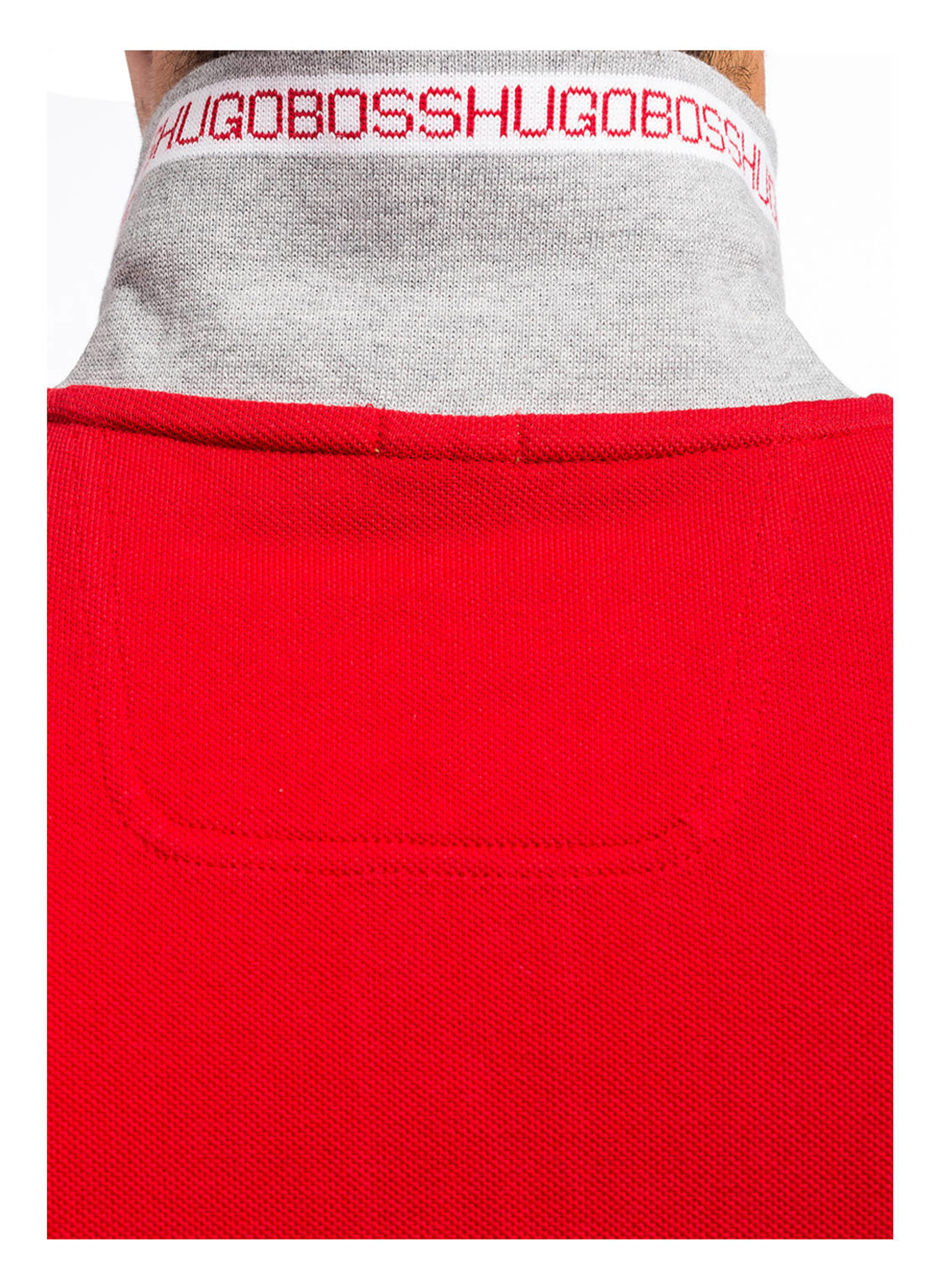 BOSS Piqué-Poloshirt PADDY Regular Fit, Farbe: ROT (Bild 5)